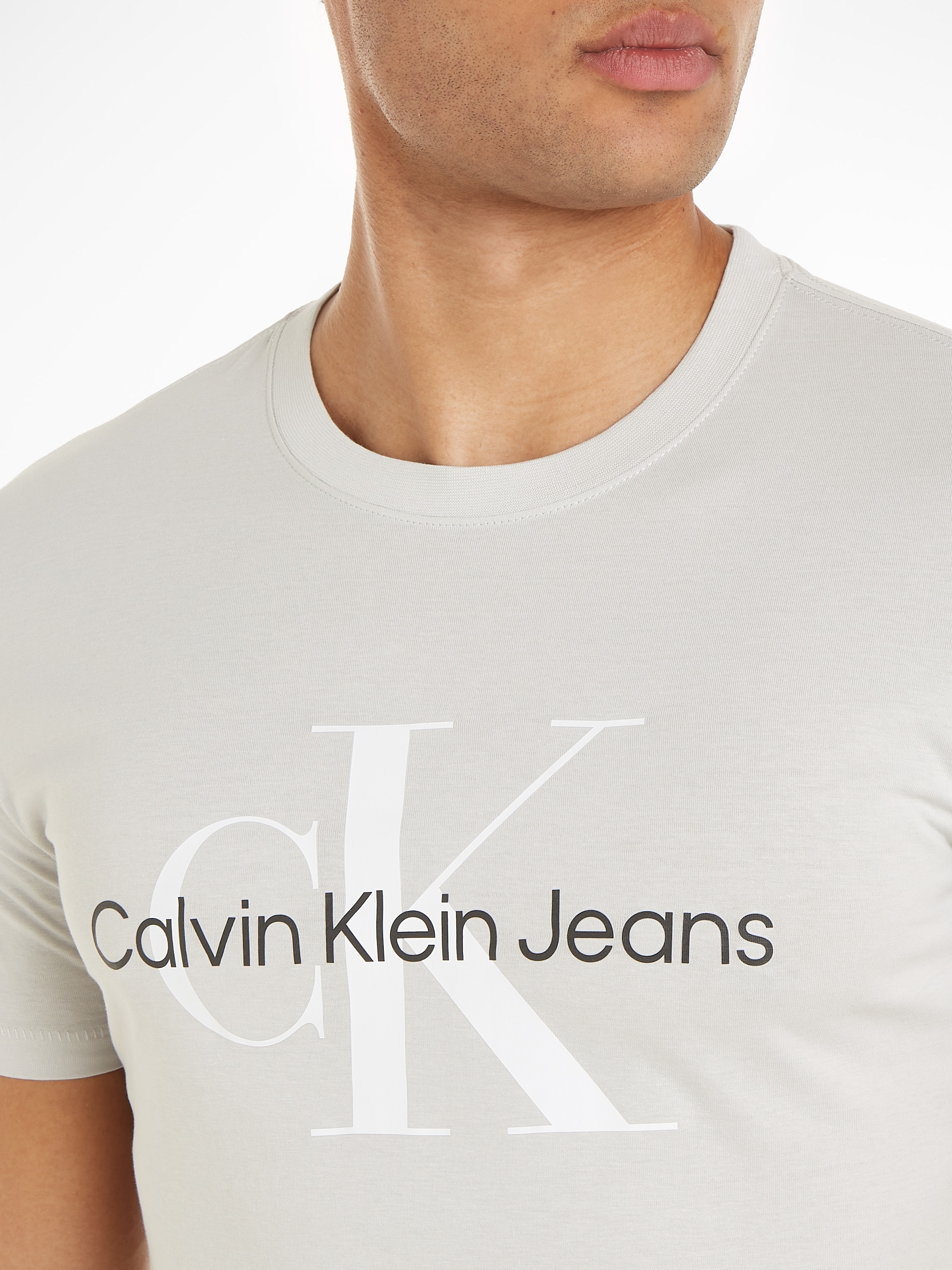 Calvin Klein Jeans T-Shirt »SEASONAL MONOLOGO TEE«, mit grossem Logodruck