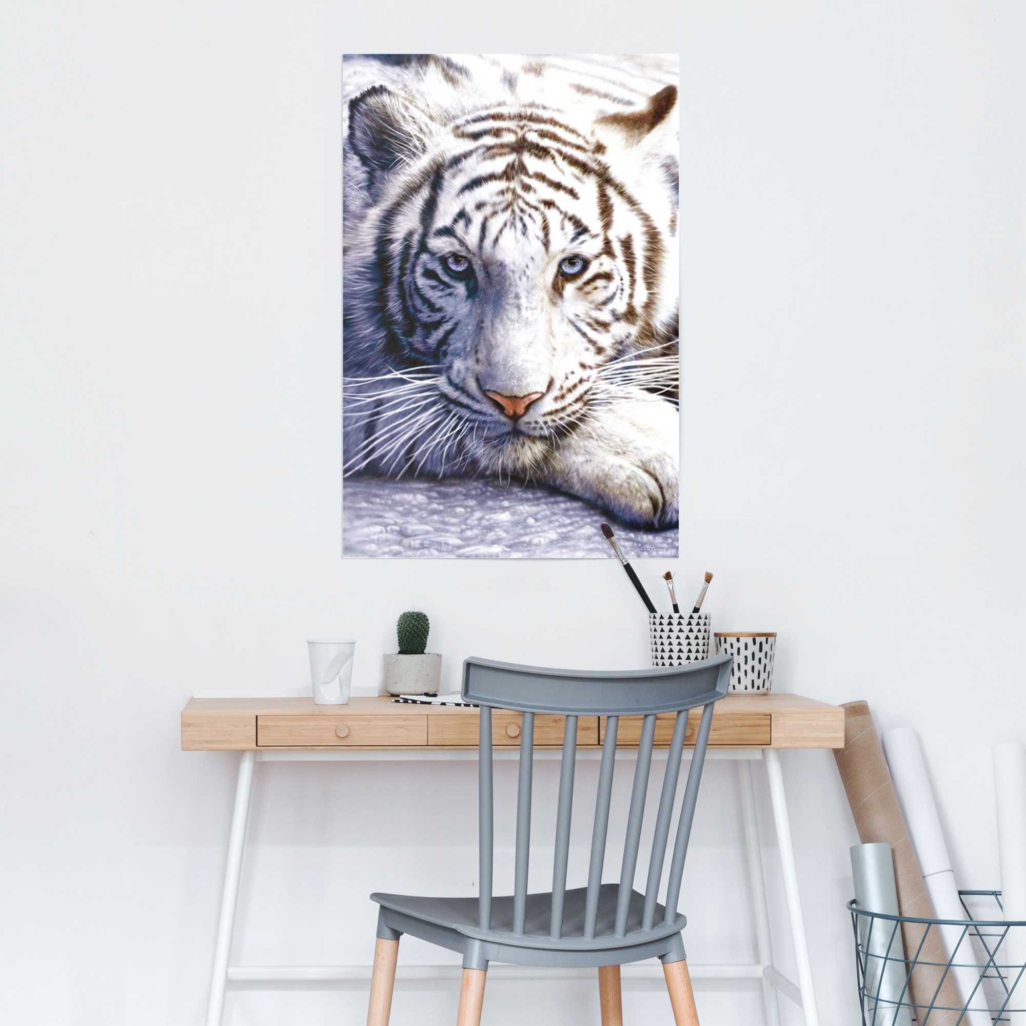 Reinders! Poster »Weisser Tiger«, (1 St.)