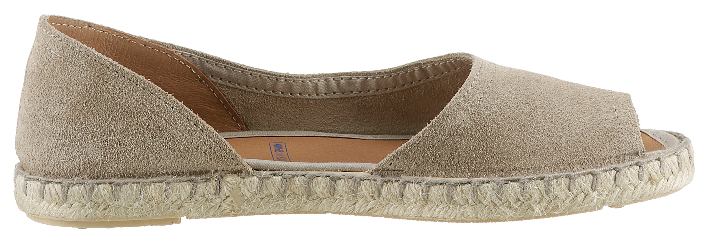 VERBENAS Espadrille »CRUZ SERRAJE«, Strandschuh, Sommerschuh, Loafer mit schönen Ziernähten