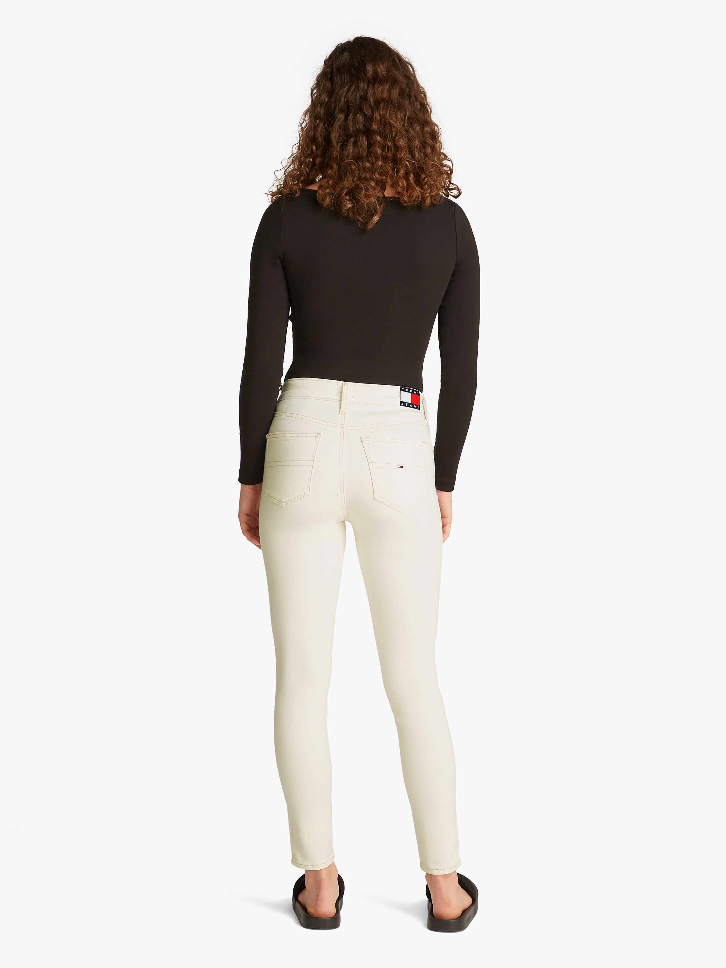 Tommy Jeans Skinny-fit-Jeans »Nora Mid Rise Skinny Ankle Zip«, in knöchelfreier Länge, mit Reissverschluss