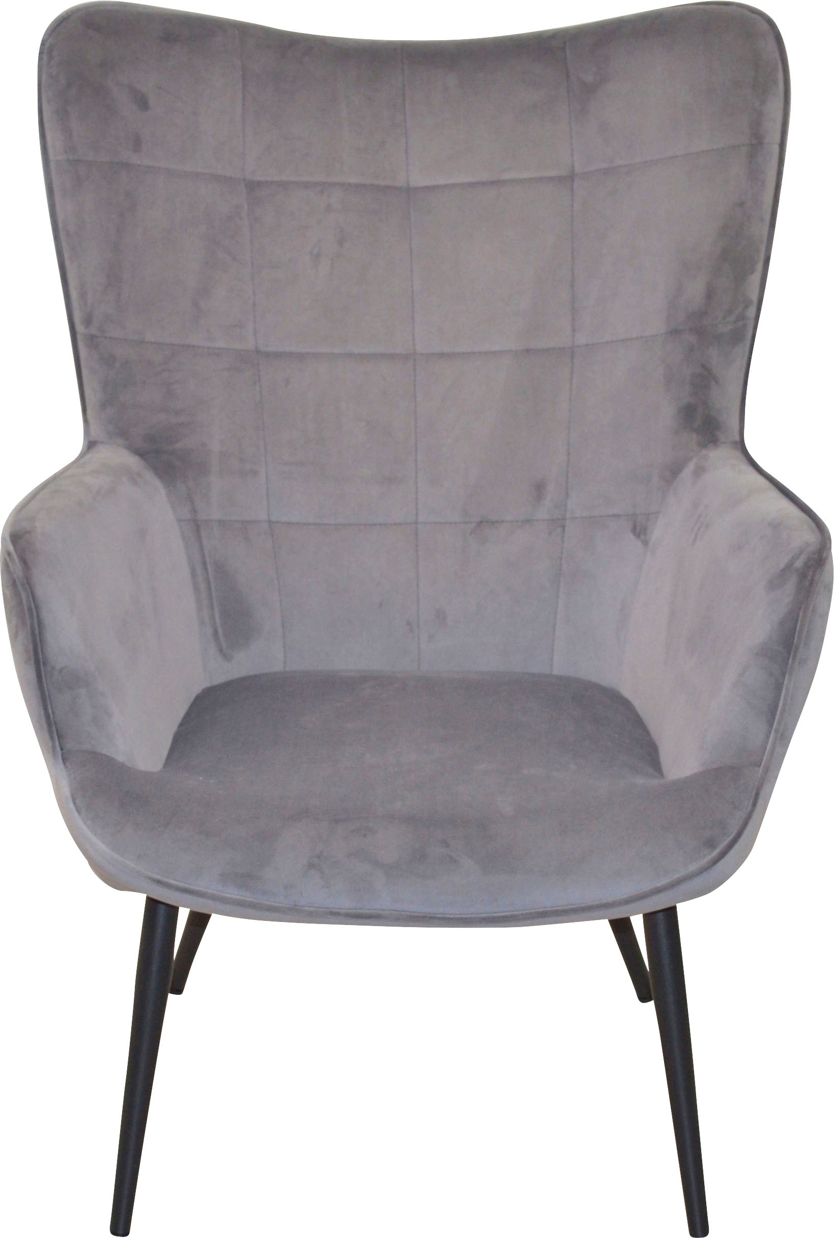 AND »Jaro«, aus Jelmoli-Versand Stahlrohr, mit Beinen online lackiert MORE HOFMANN Polstersessel kaufen LIVING schwarz | Sessel