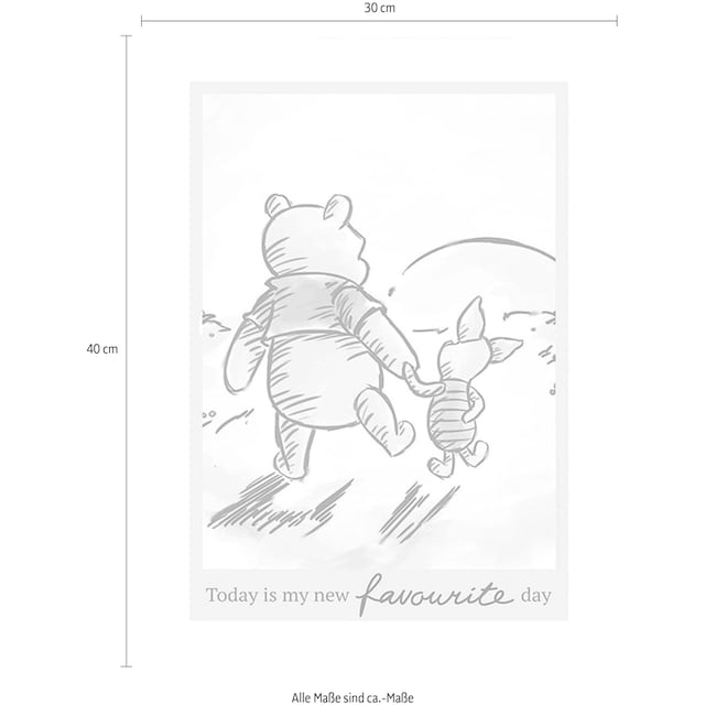 70cm »Winnie Jelmoli-Versand Disney, Today«, | ✵ Komar günstig Poster Pooh ordern Höhe:
