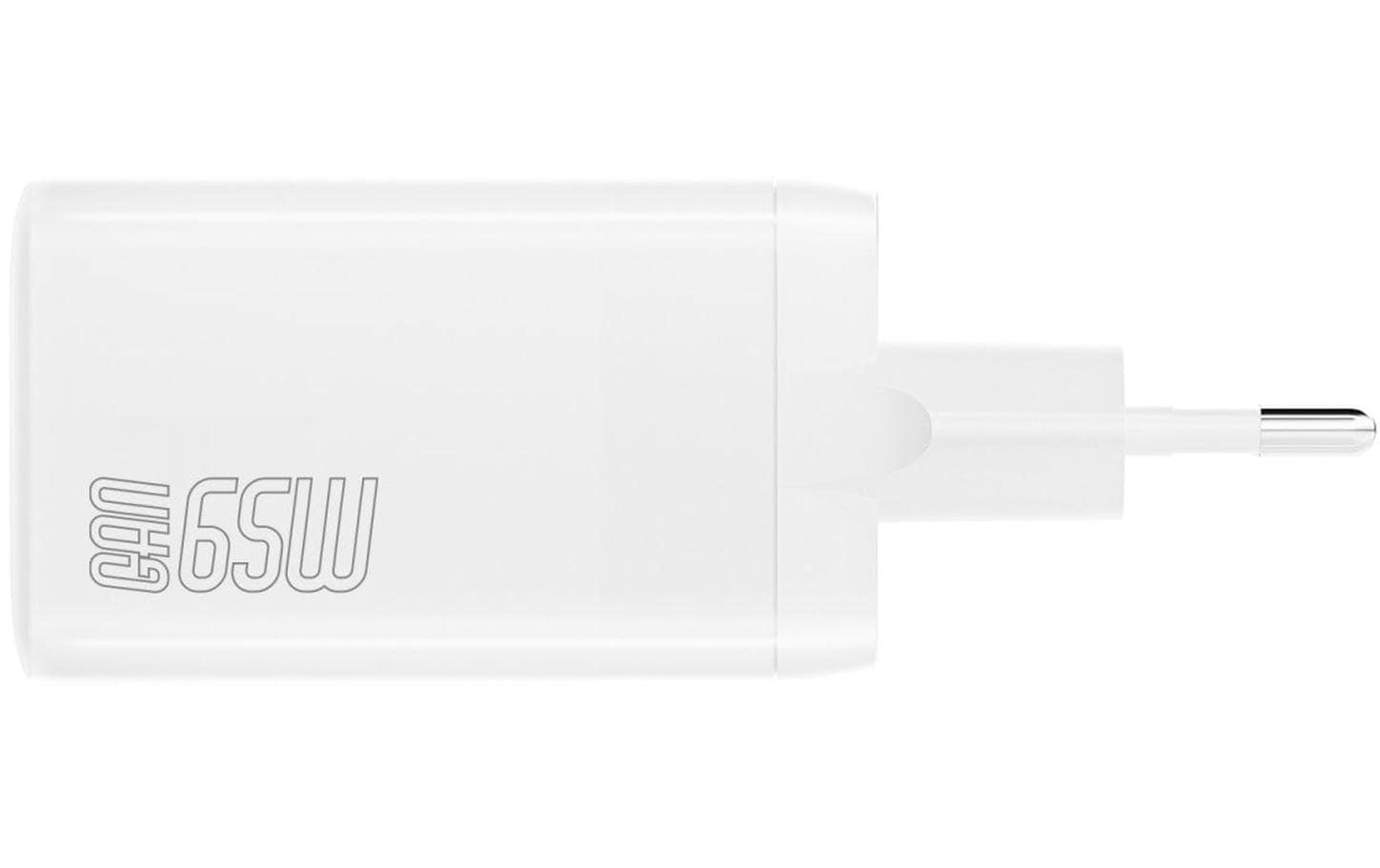 4smarts USB-Ladegerät »Dual 65W GaN Weiss«