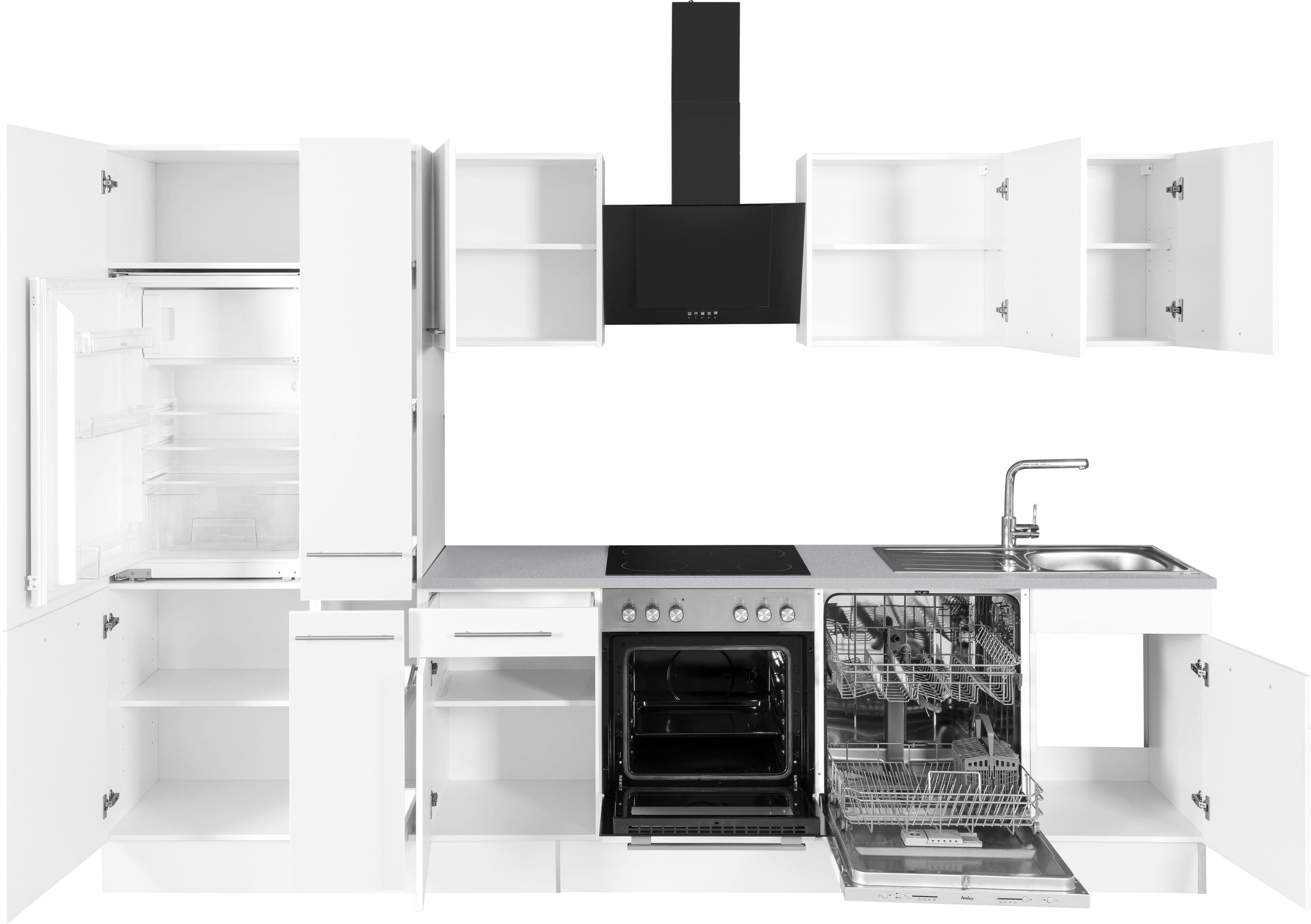 ❤ wiho Küchen Küchenzeile höhenverstellbare Breite im Shop »Ela«, Jelmoli-Online cm, 310 Füsse kaufen Soft-Close-Funktion