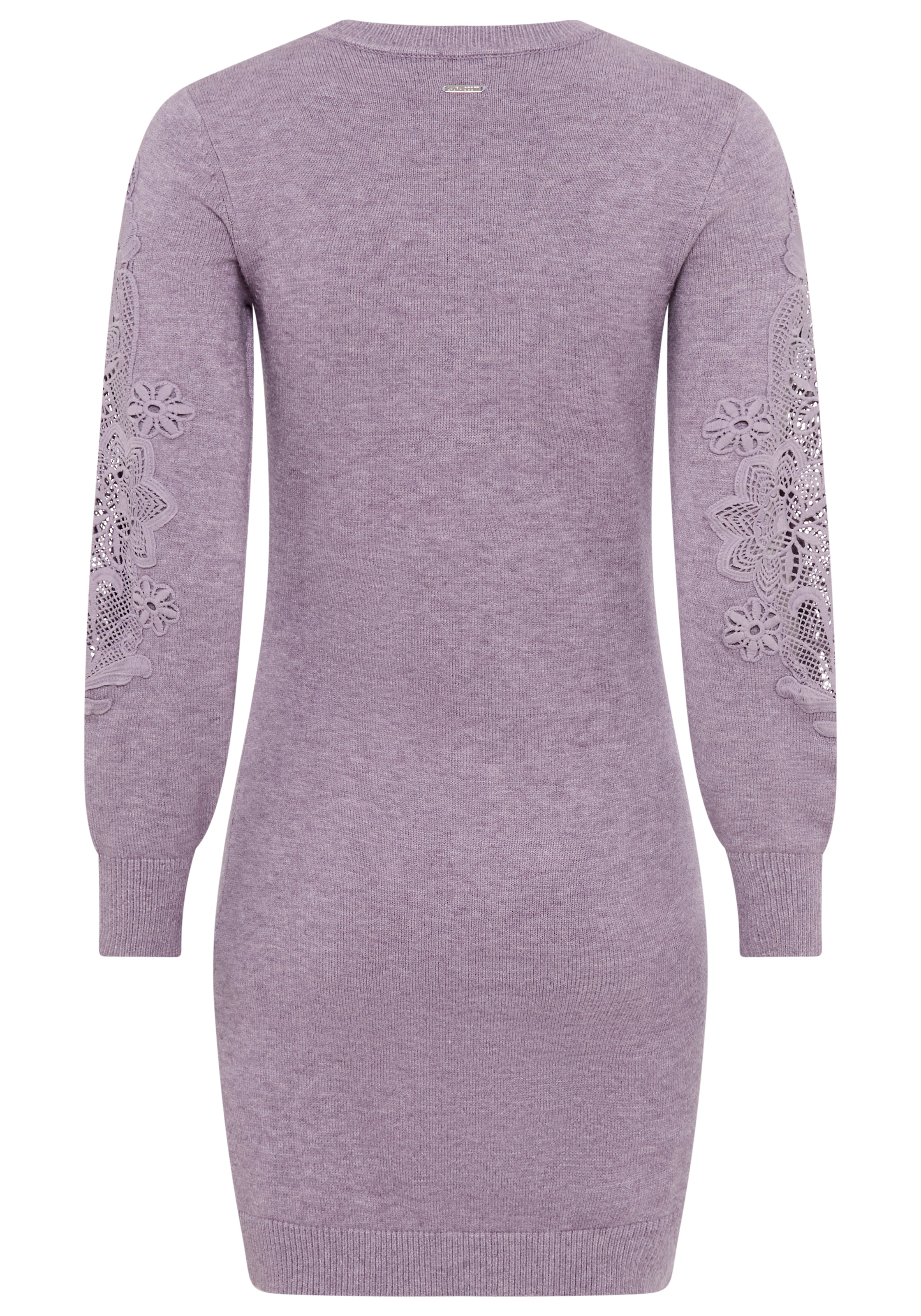 Laura Scott Strickkleid, mit besonderem Spitzendetail