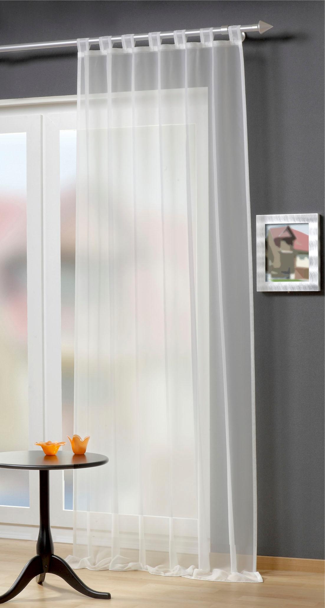 HOME WOHNIDEEN Vorhang »ALPHA« Schlaufen 1 Stk. tlg. HxB: 245x140, preisgünstiger Uni-Schlaufenschal