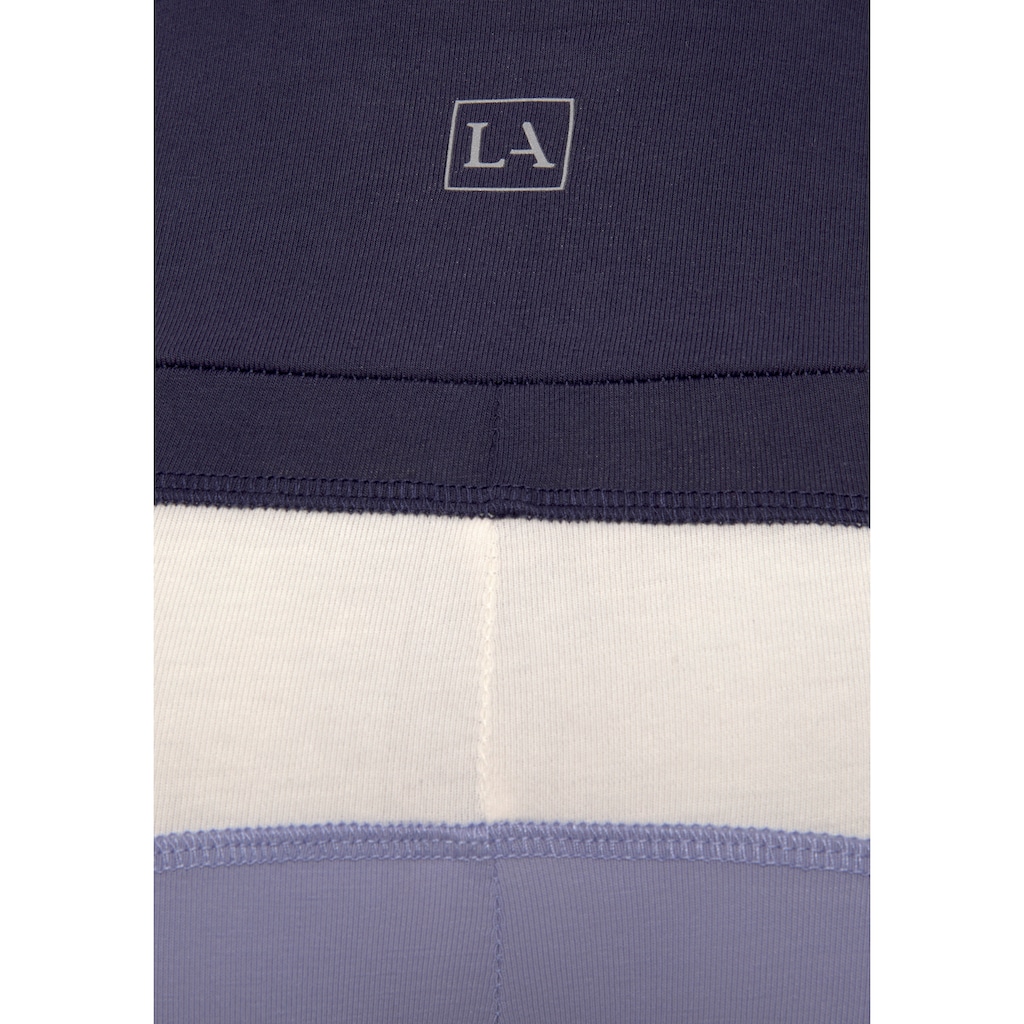 LASCANA ACTIVE Caprihose »-Sporthose«, in Colourblockingdesign