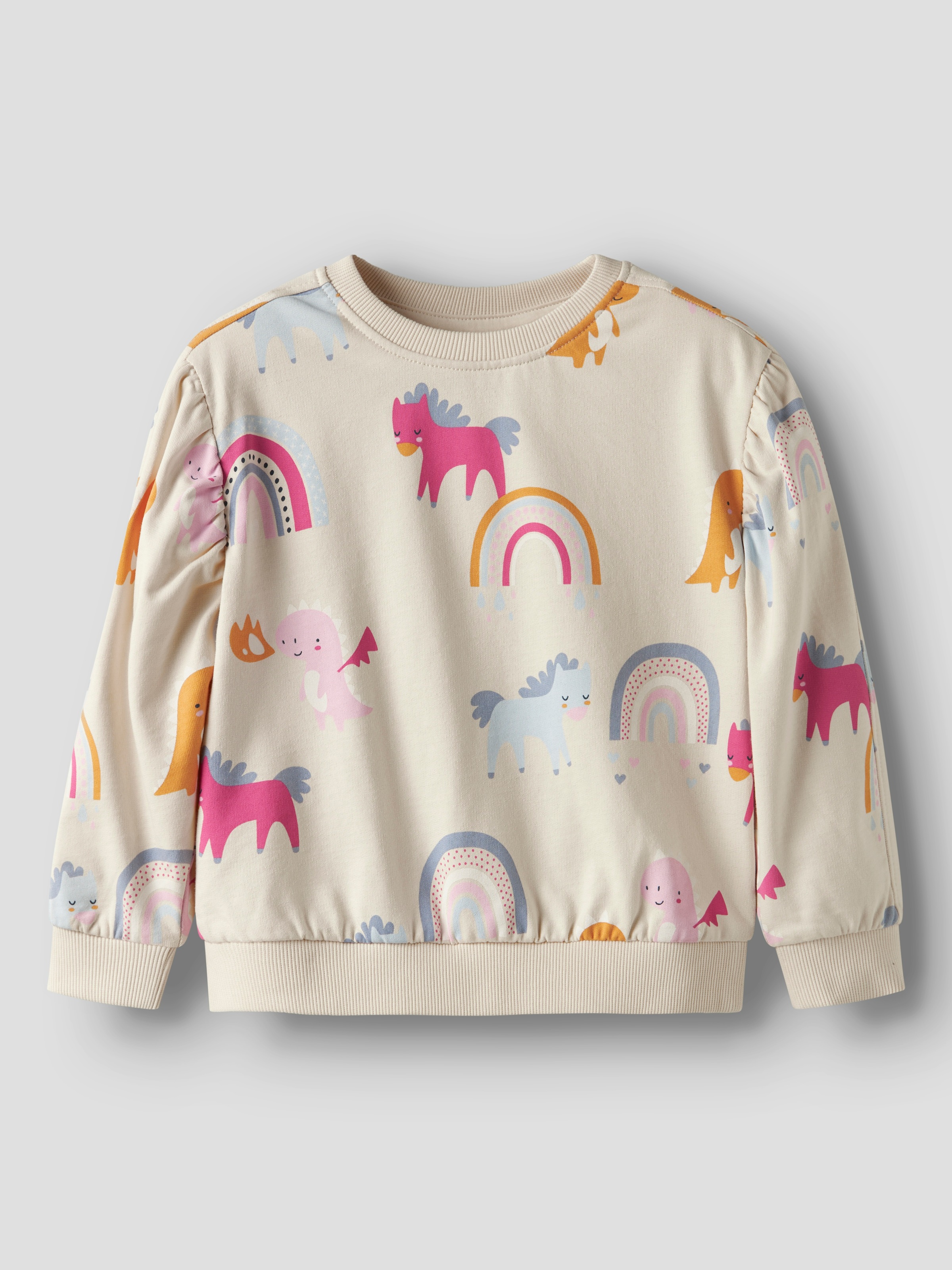 Name It Sweatshirt »NMFNULA LS NREG SWEAT BRU PB«