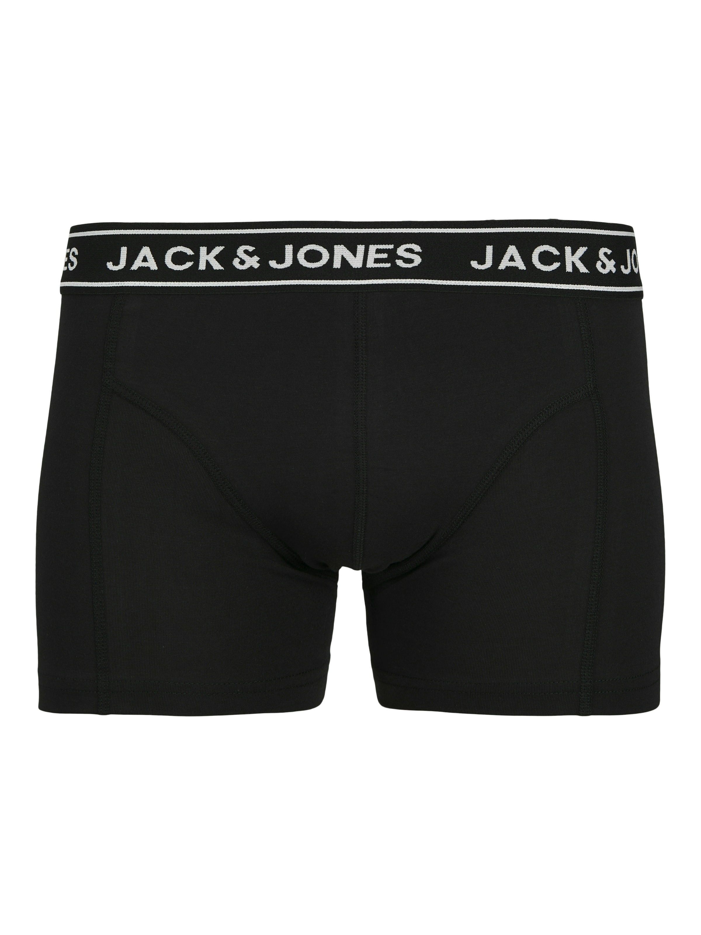Jack & Jones Trunk »JACCRISP im 6er Pack mit Logobund und Stretchkomfort«, (Packung, 6 St.), unifarben mit Farbeinsatz, modisch, eng anliegend, Baumwollmischung