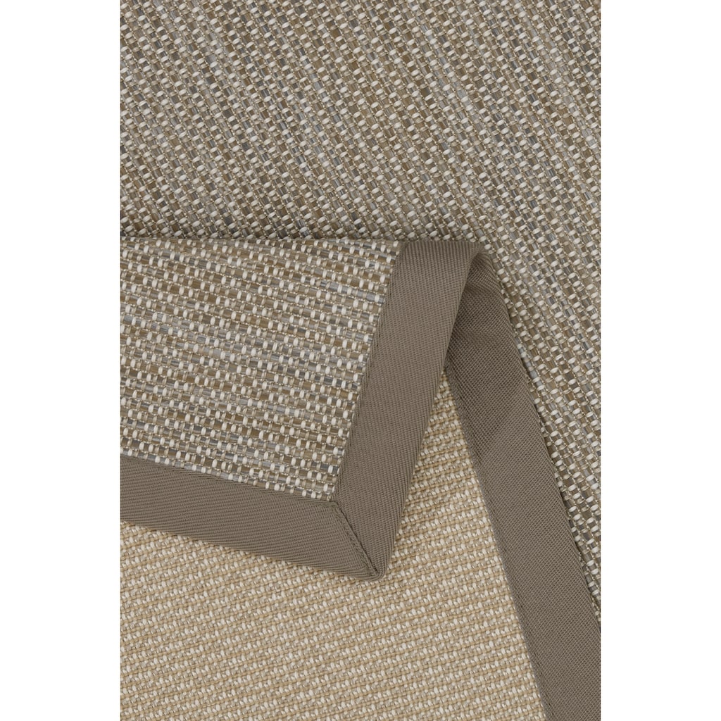 Dekowe Teppich »Naturino Color«, rechteckig, Flachgewebe, Sisal-Optik, mit Bordüre, In- und Outdoor geeignet
