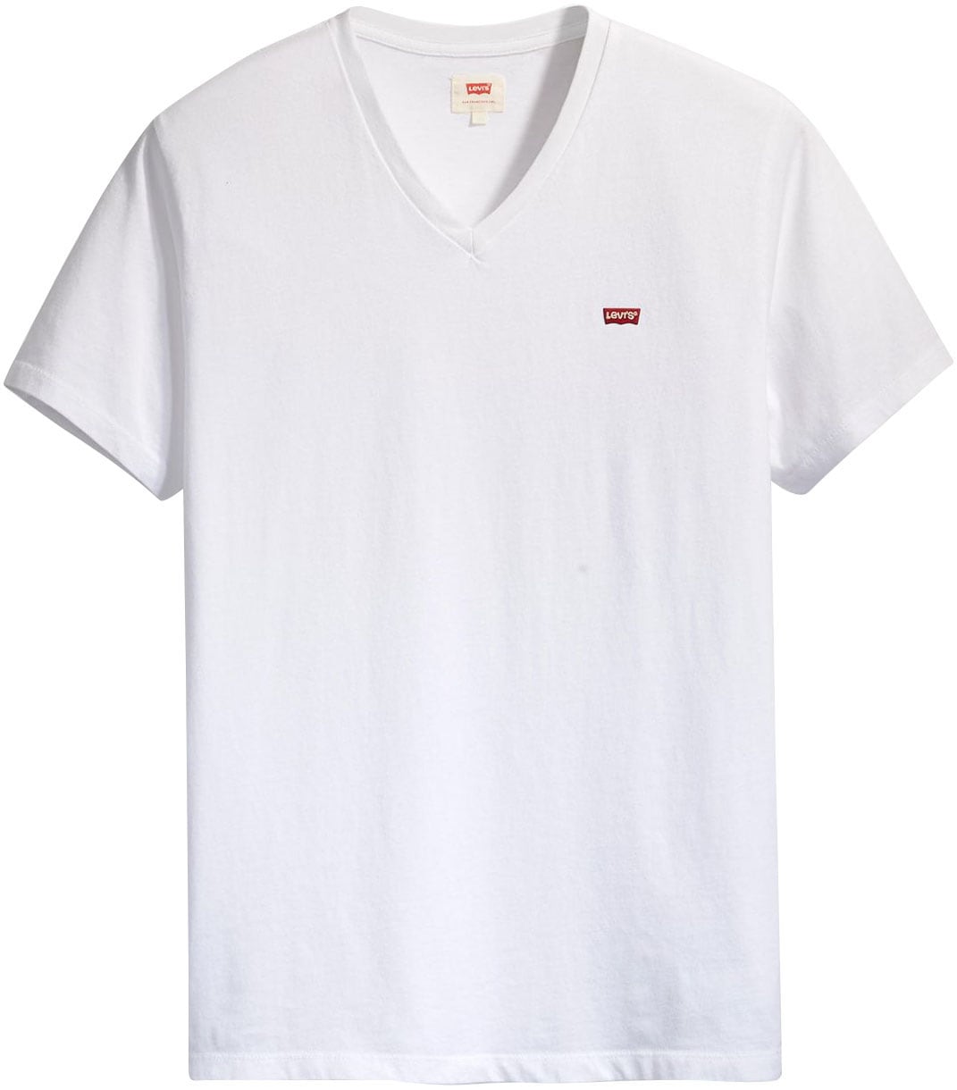 Levi's® V-Shirt »LE ORIGINAL HM VNECK«, mit Logostickerei