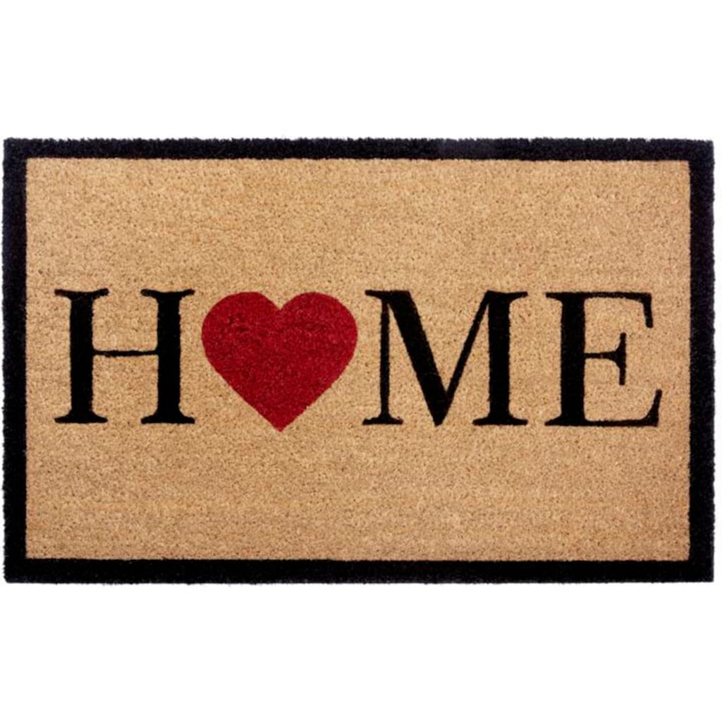 HANSE Home Fussmatte »Kokos Heart In Home«, rechteckig