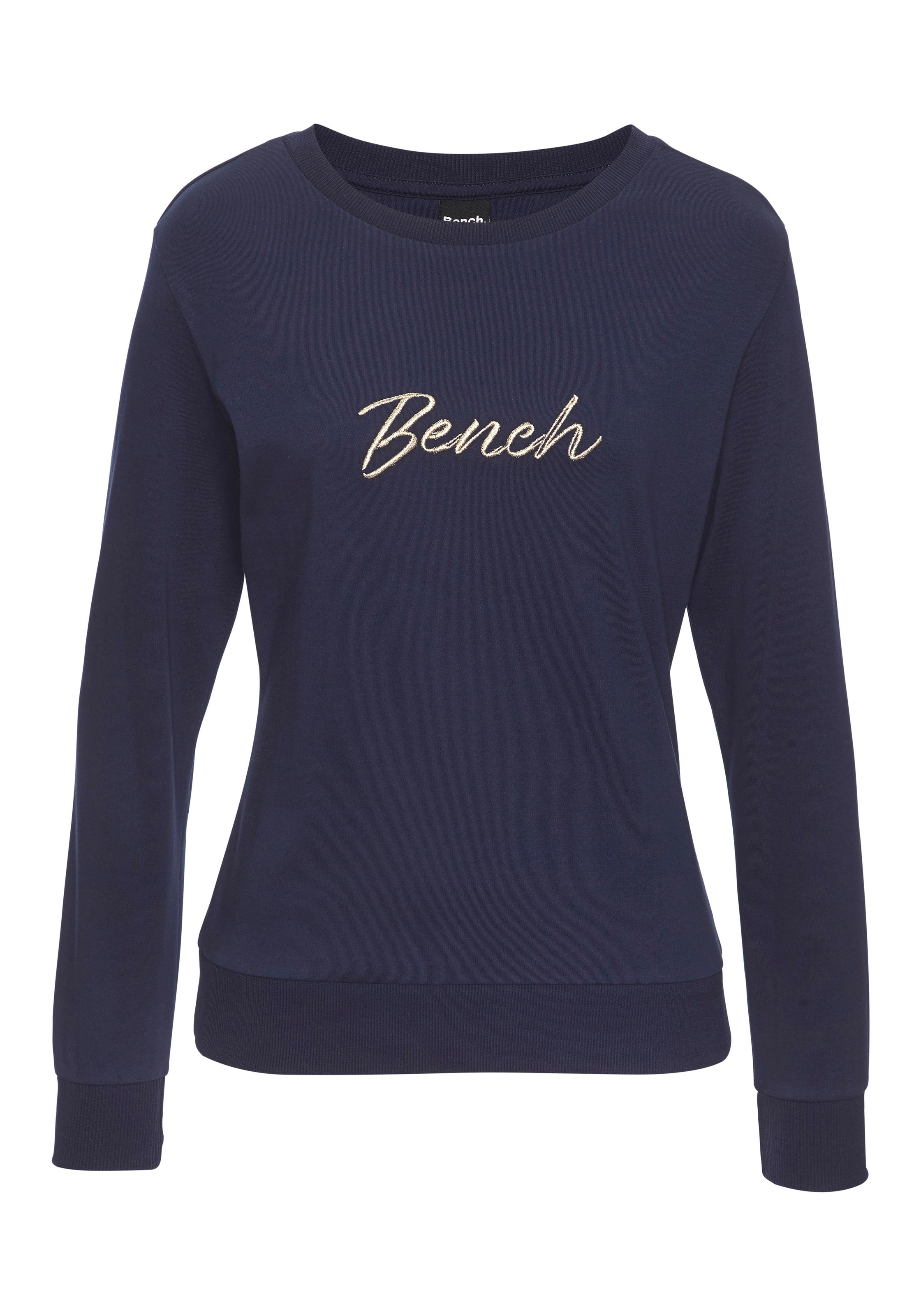 Bench. Loungewear Sweatshirt, mit Logostickerei, Loungewear