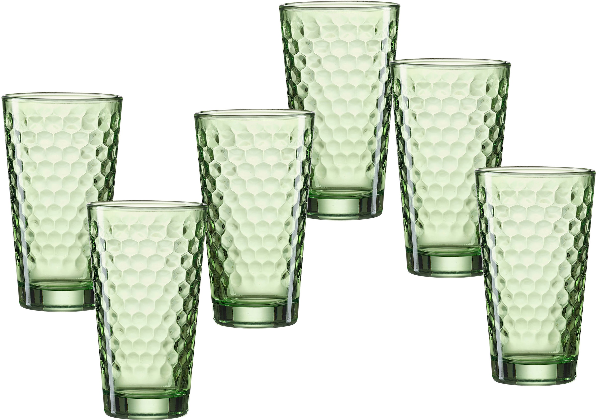 Ritzenhoff & Breker Longdrinkglas »Favo, 6-teilig«, (Set, 6 tlg.), 350 ml