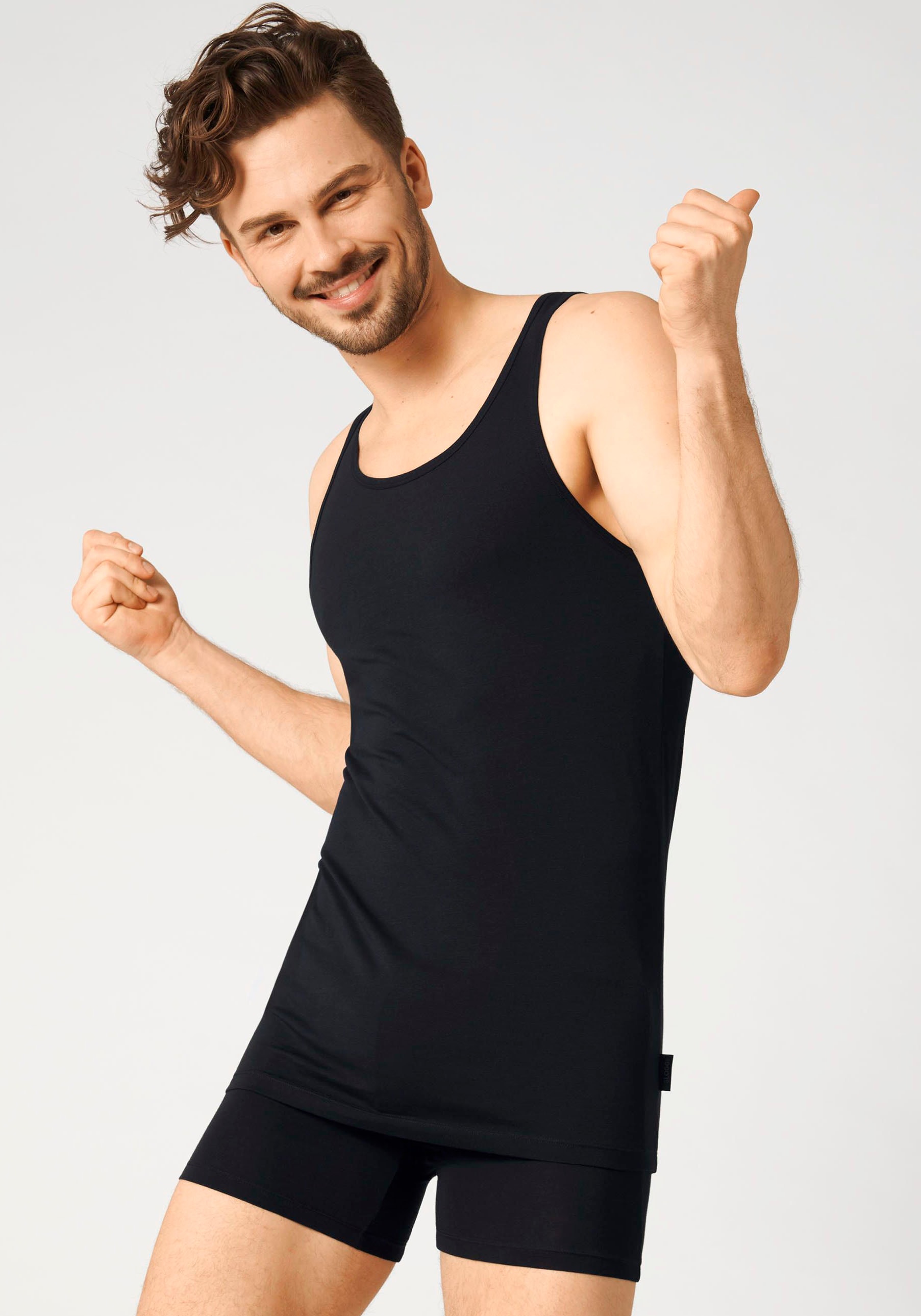 sloggi Unterhemd »men 24/7 SH 02 Vest 2P«, (Packung, 2 St.), Achselhemd, Tank-Top