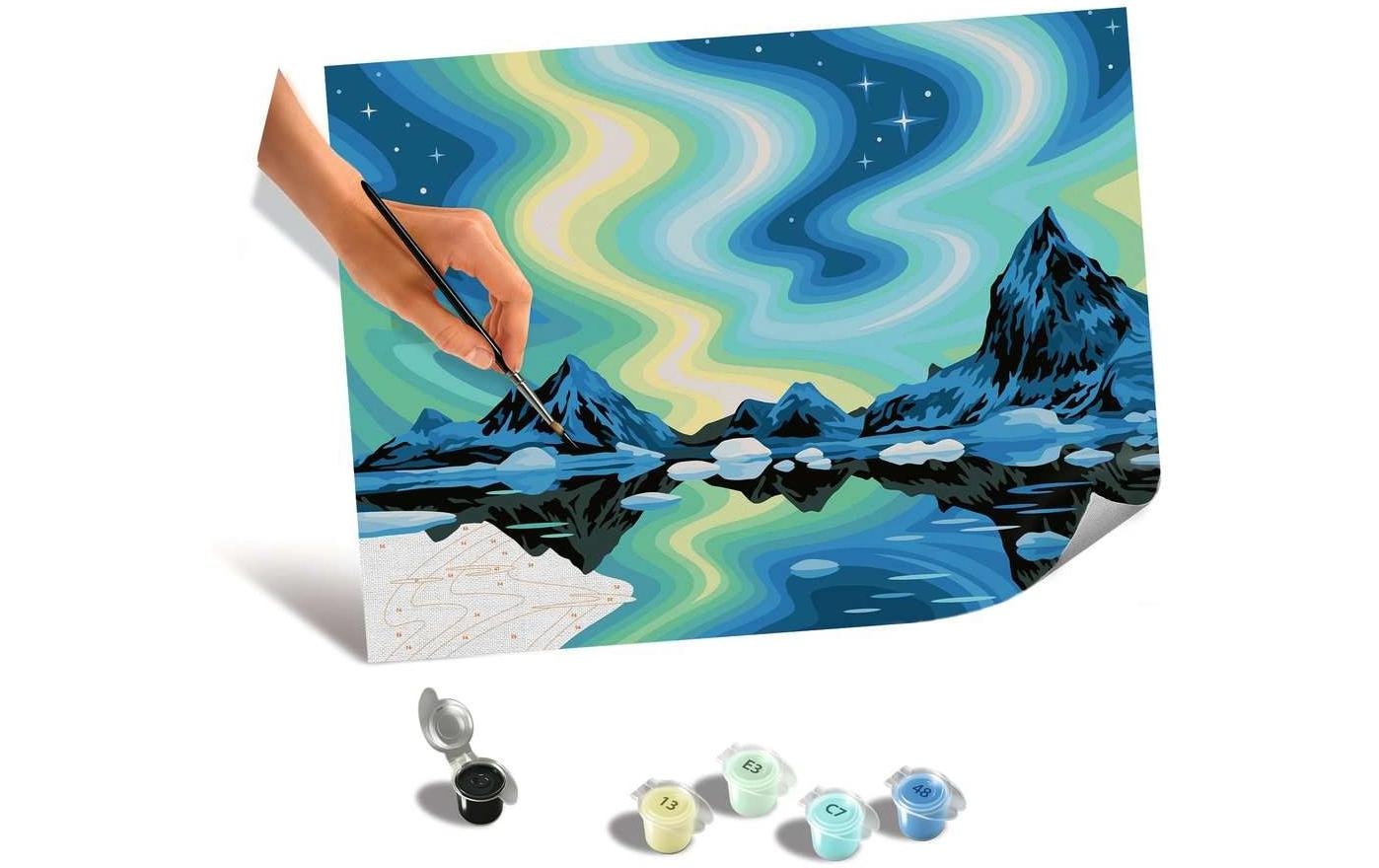 Ravensburger Malen nach Zahlen »CreArt – Northern Lights auf Leinwand«