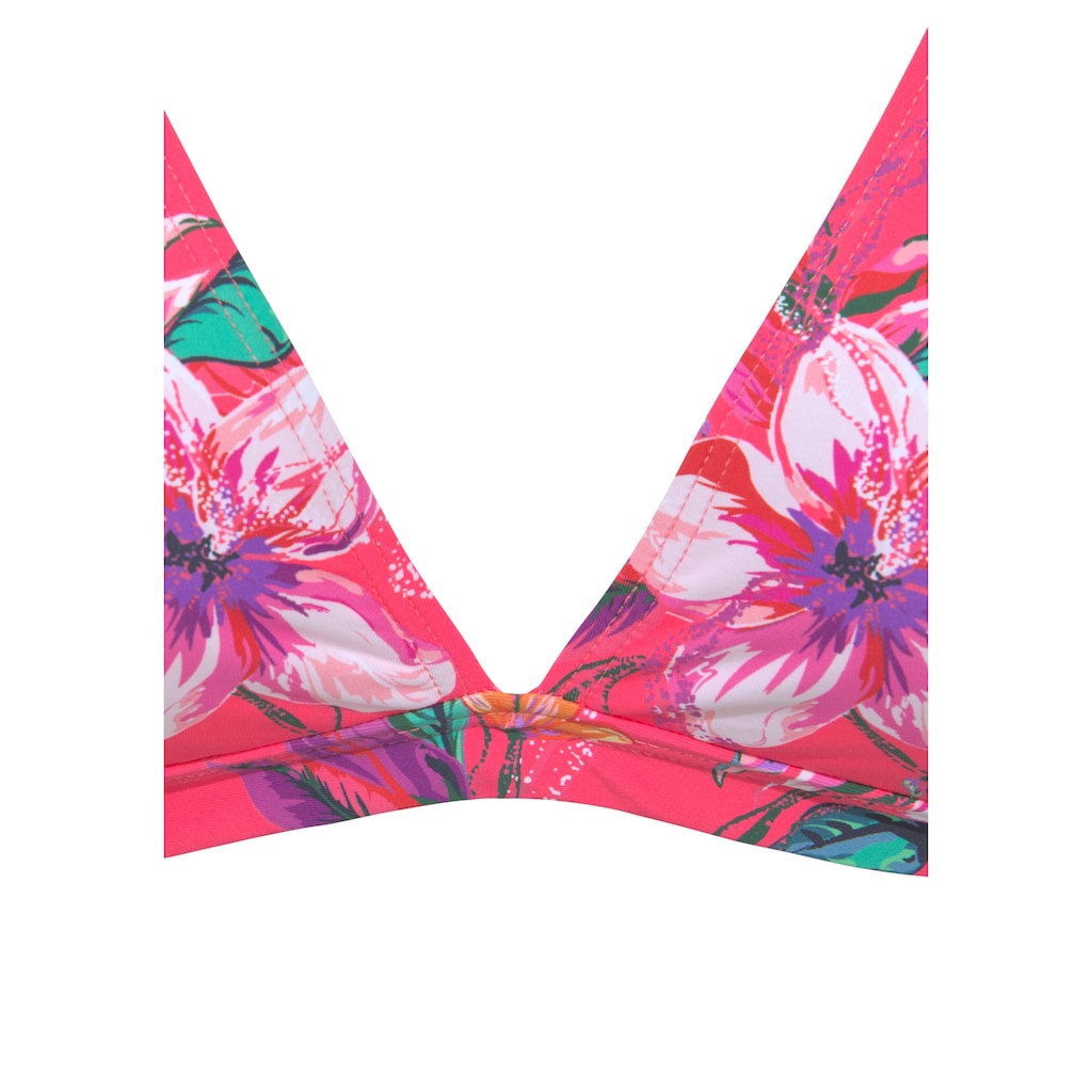 LASCANA Triangel-Bikini-Top »Malia«, mit tropischem Print