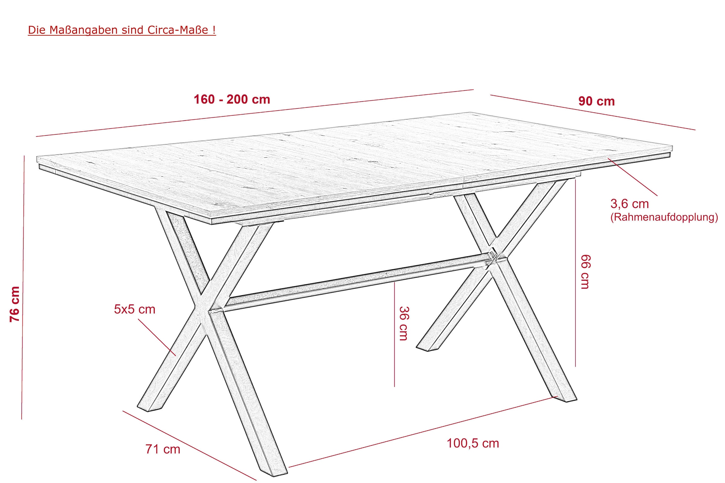 HELA Essgruppe »Karina«, (Set, 5 tlg.), Ausziehbar 160 - 200 cm, Sessel 360° drehbar