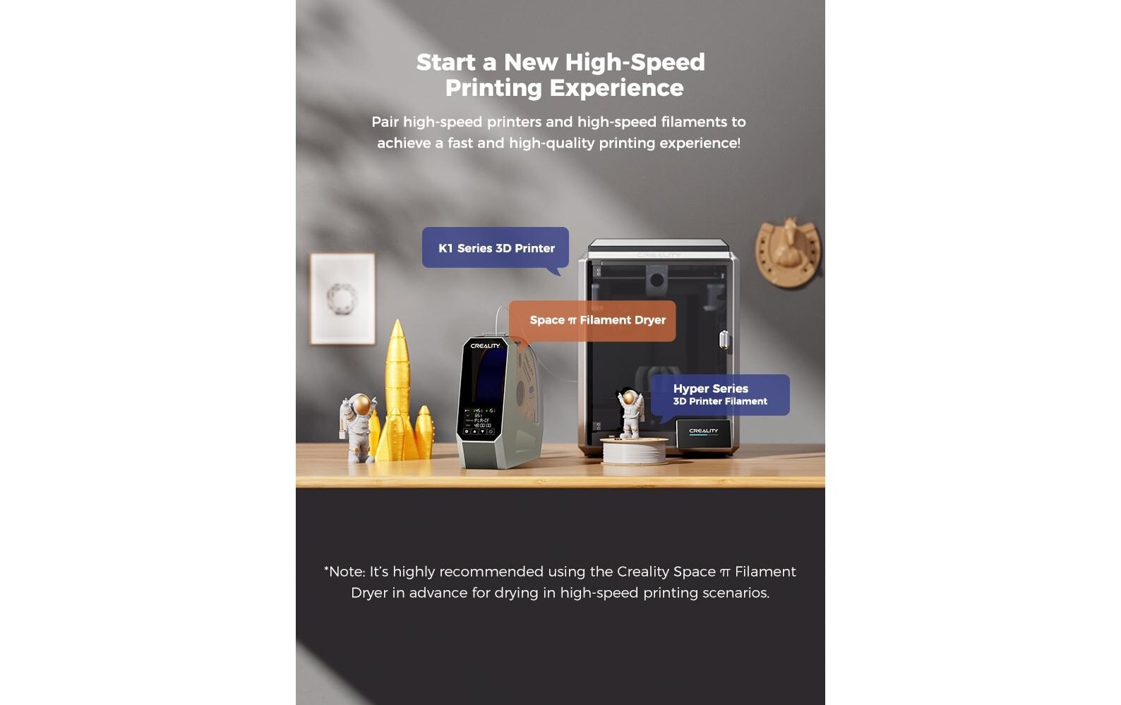Creality 3D-Drucker »Space Dryer Pi«