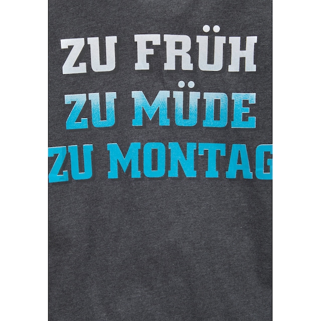 | »ZU ✵ Spruch ZU MÜDE...«, KIDSWORLD online T-Shirt kaufen Jelmoli-Versand FRÜH,