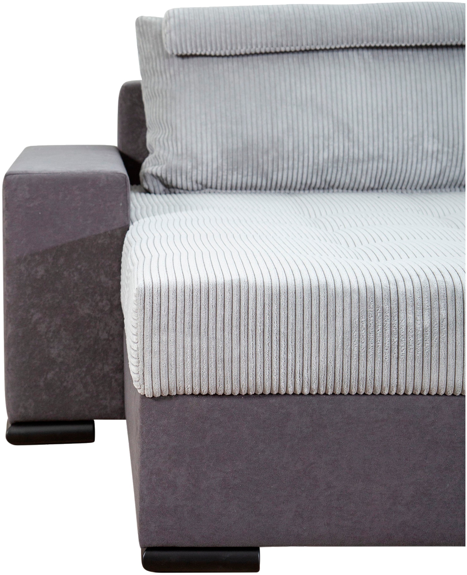 COLLECTION AB Wohnlandschaft »XXXL-Josy Relax U-Form Breite 352 cm, mit 2 gleich grossen Recamieren«, inkl. Bettfunktion, Bettkasten, mit 4 Rückenkissen in zwei Grössen