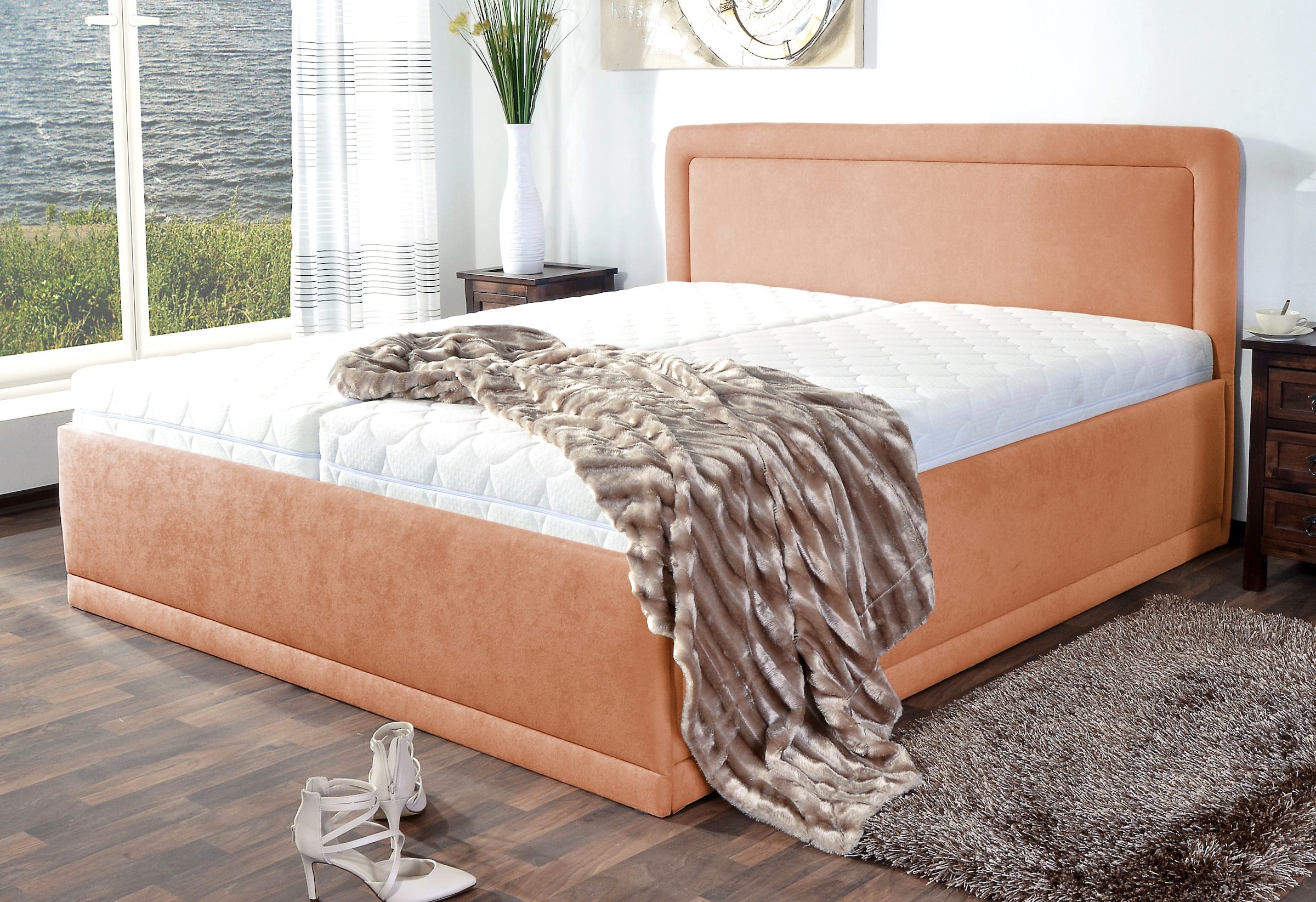 Matratze Schlafkomfort kaufen im Polsterbett, inkl. Jelmoli-Online bei Westfalia Shop Bettkasten Ausführung mit ❤