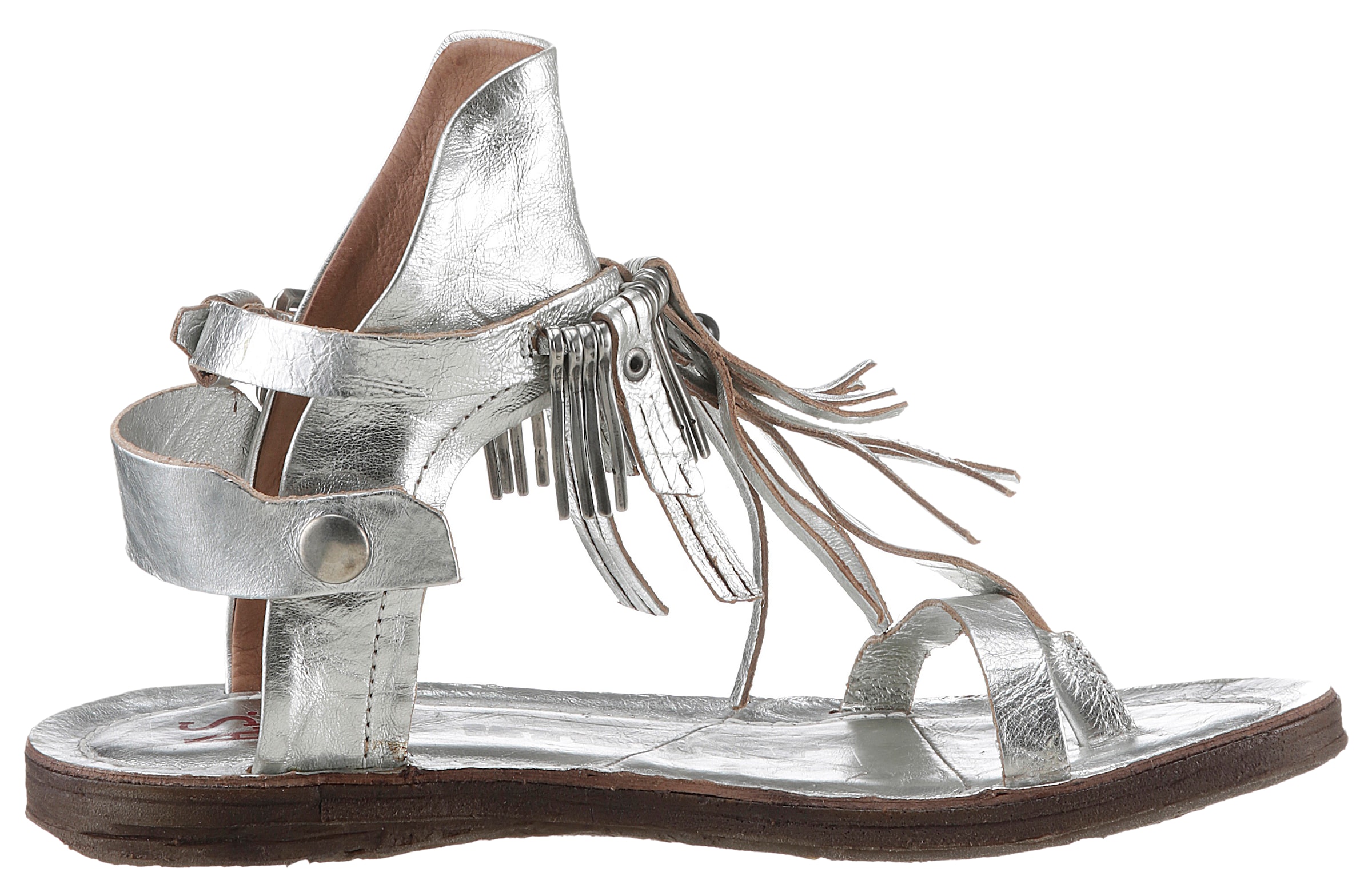 A.S.98 Riemchensandale »RAMOS«, Sommerschuh, Sandalette mit modischen Fransen