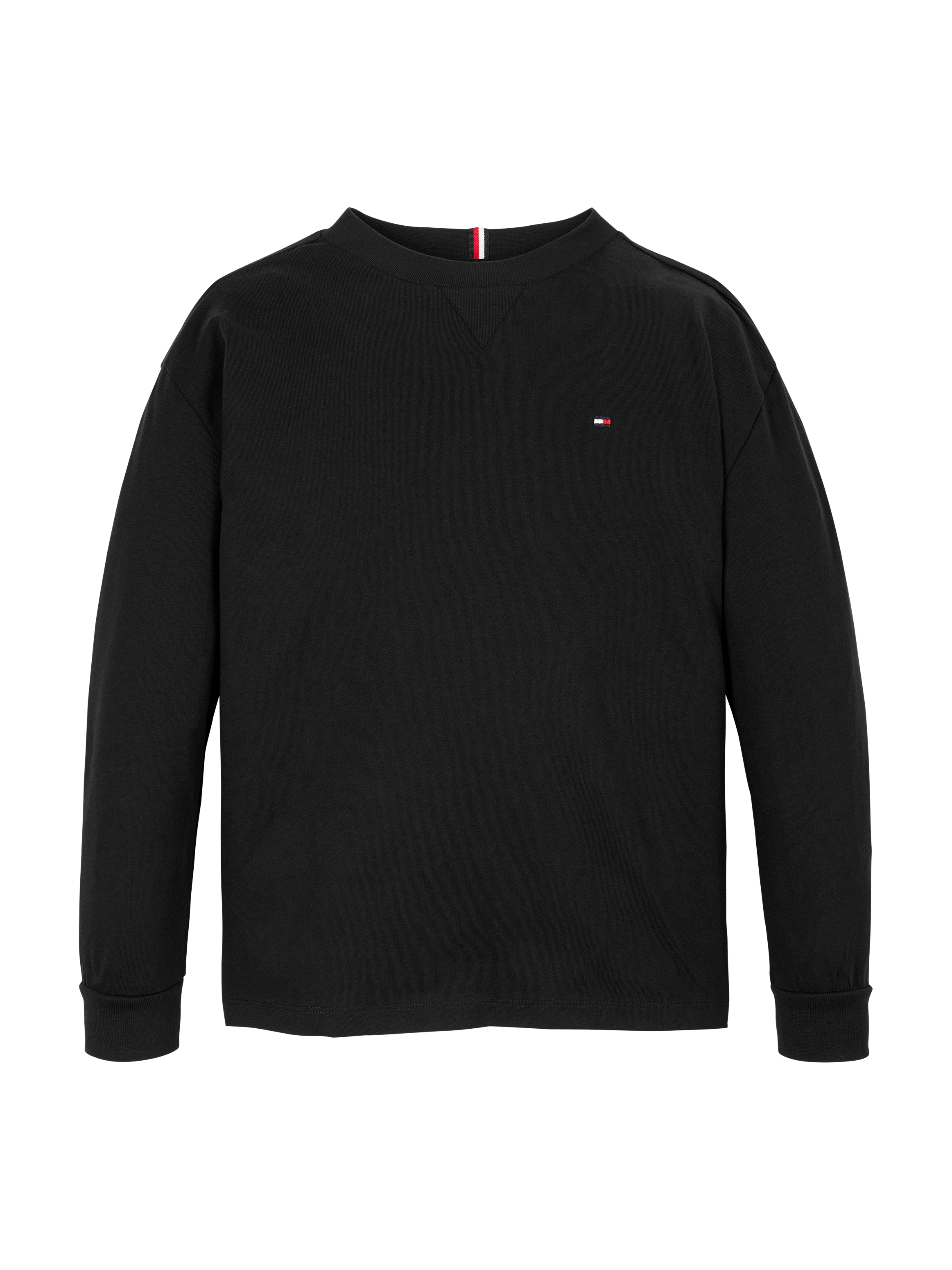 Tommy Hilfiger Langarmshirt »ESSENTIAL TEE L/S«, mit Logostickerei