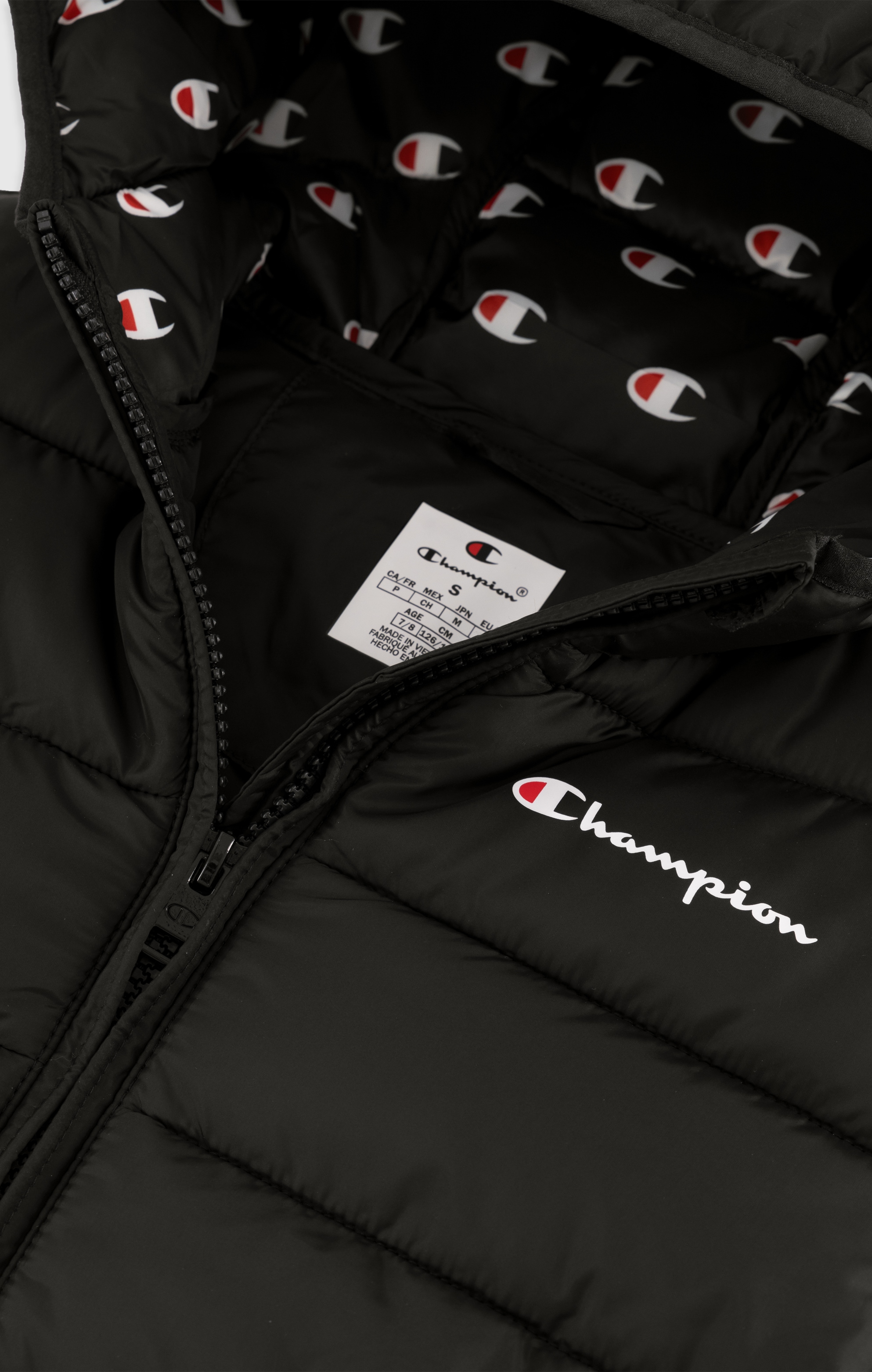 Champion Steppjacke, mit Kapuze