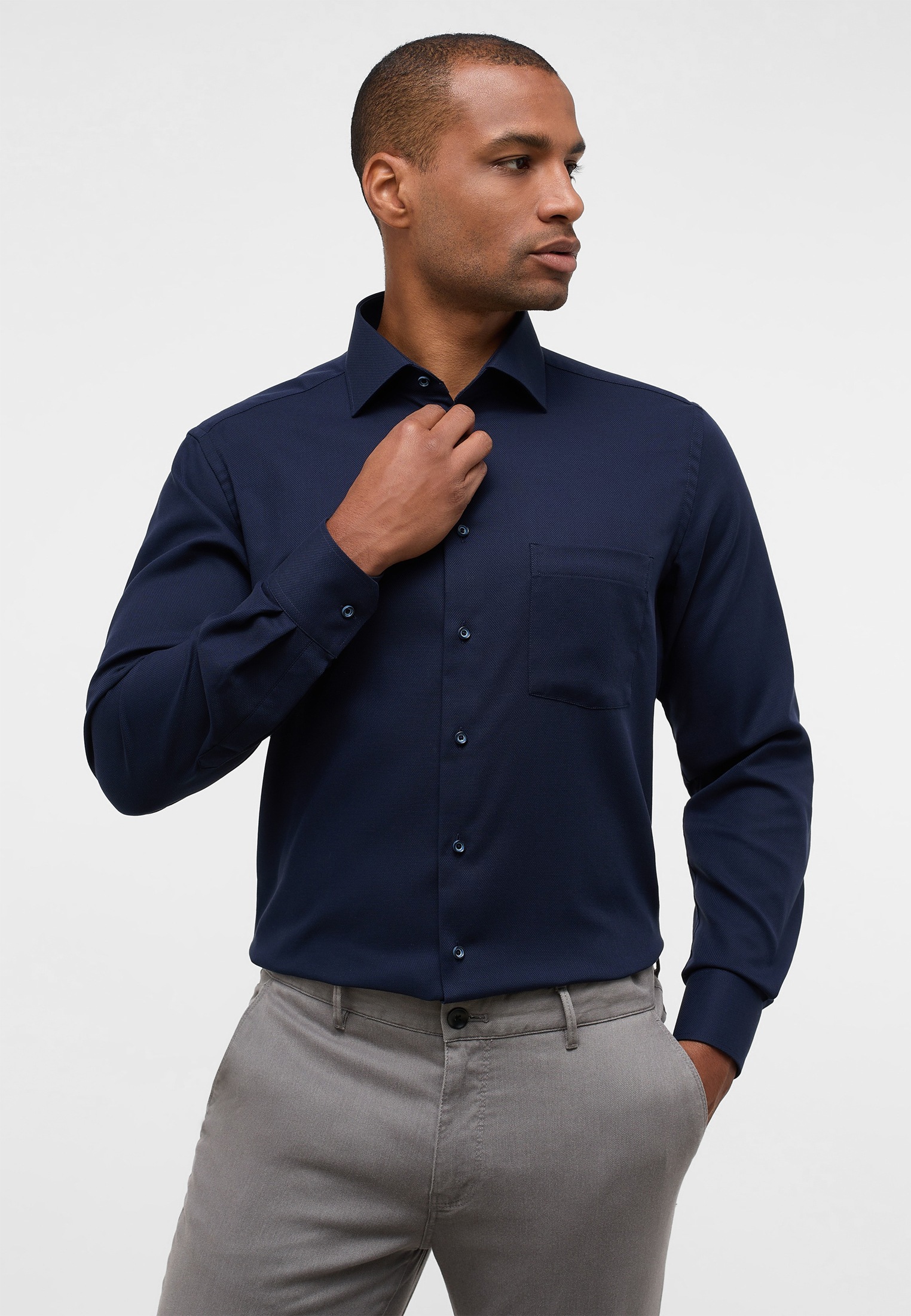 Eterna Langarmhemd »MODERN FIT« NON IRON (bügelfrei)
