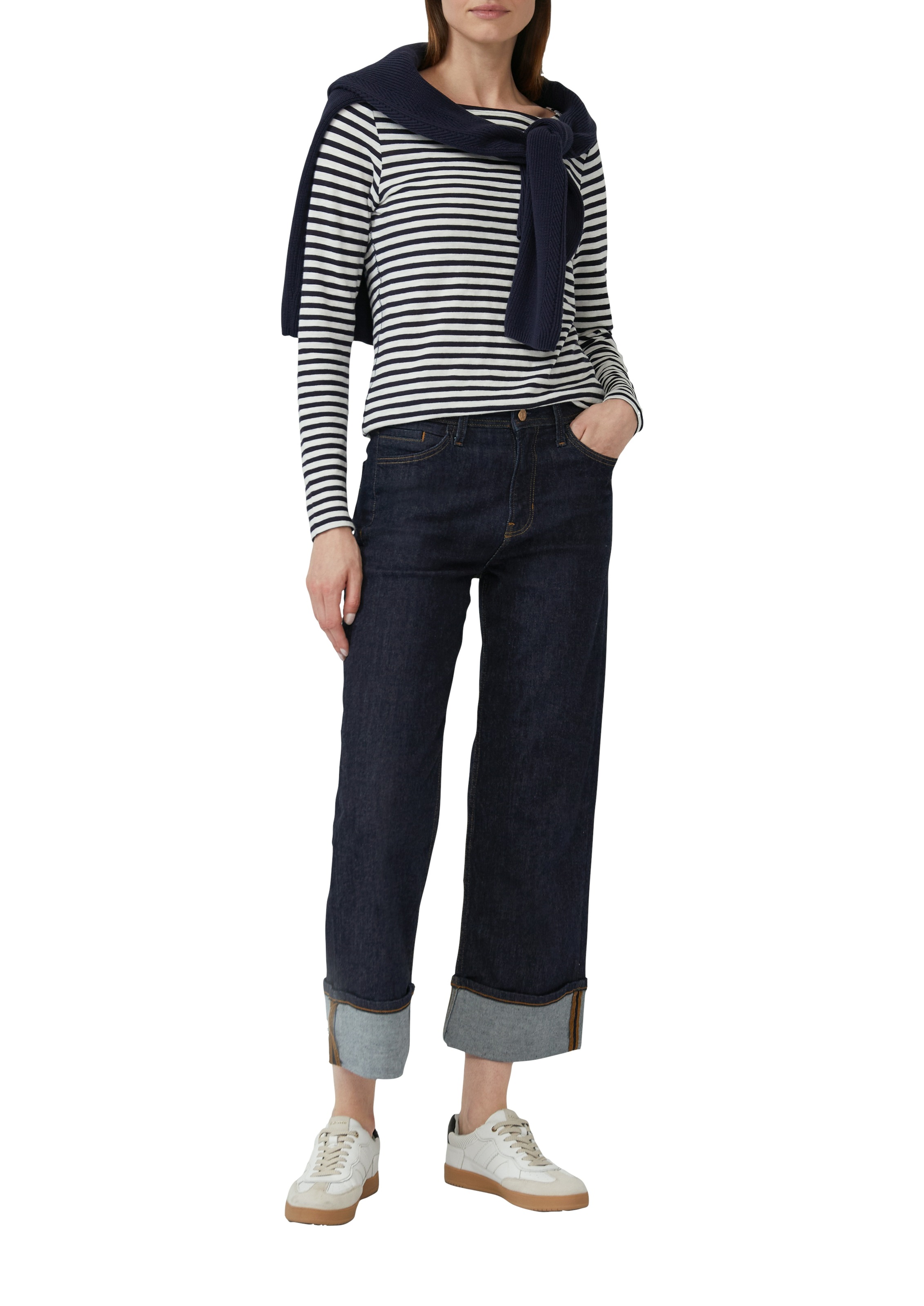 s.Oliver Langarmshirt, mit Streifen Muster