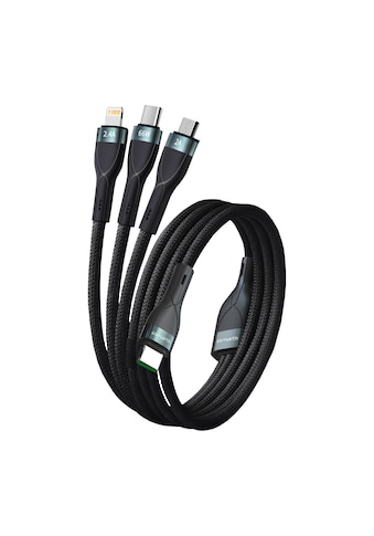 USB-Kabel »USB-C PremiumCord Multi 60W«, USB-C, Lightning, 150 cm