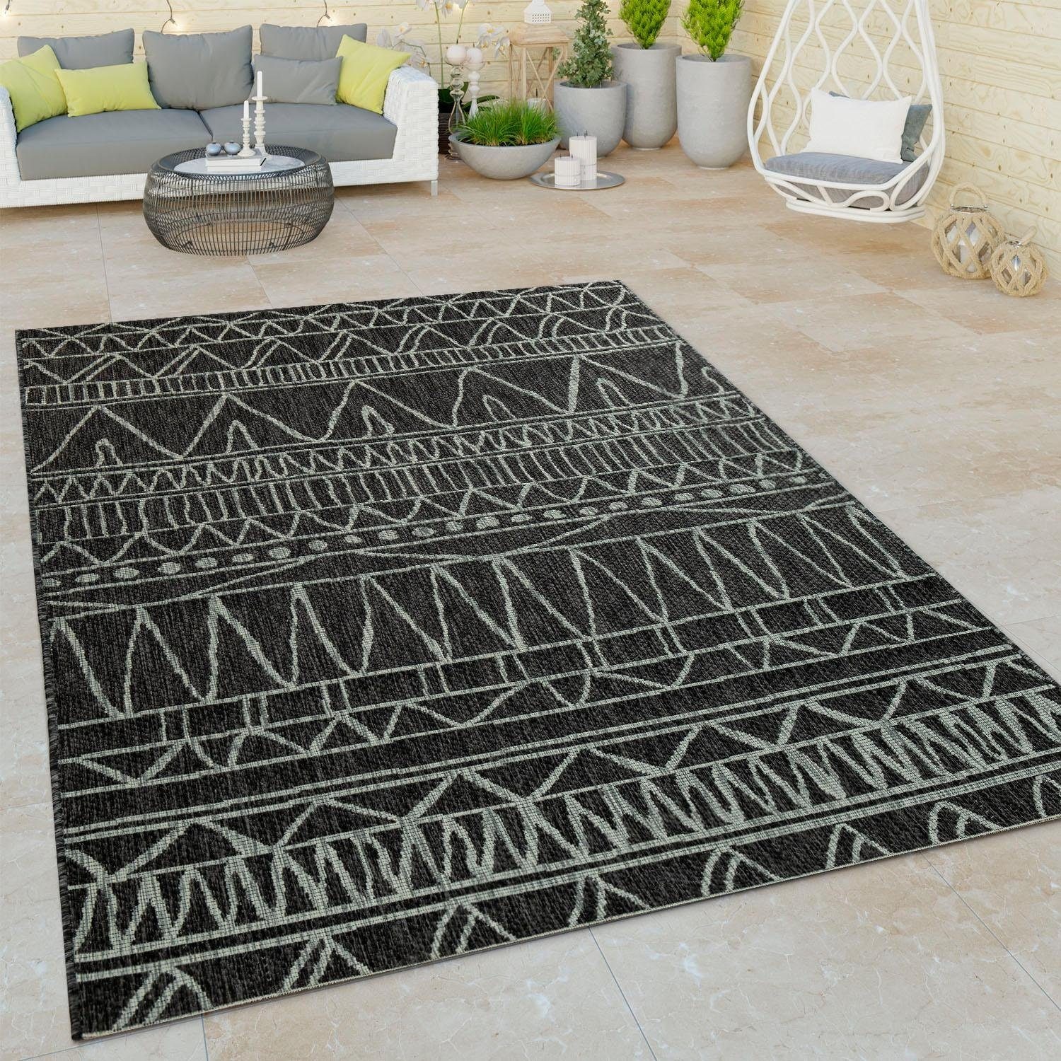 Paco Home Teppich »Illusion 321«, rechteckig, Flachgewebe, modernes Design,  In- und Outdoor geeignet, UV-beständig online kaufen | Jelmoli-Versand