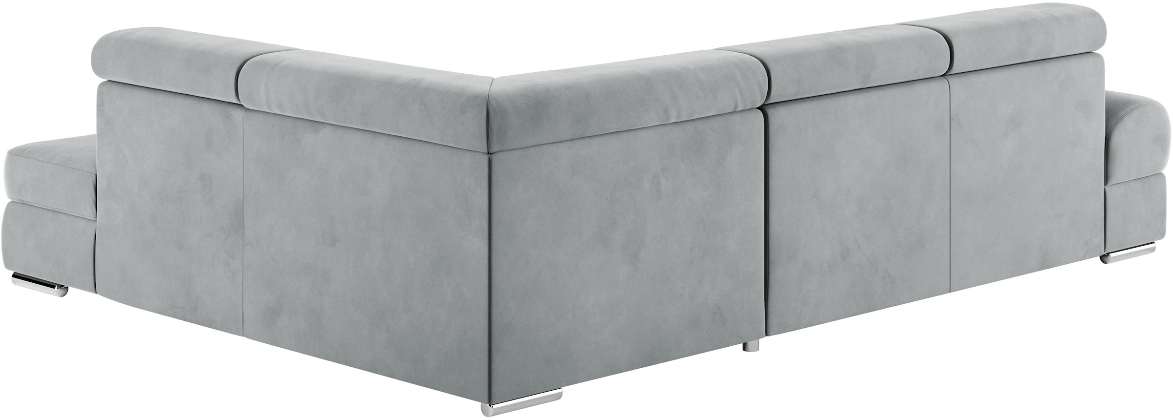 sit&more Ecksofa »Broadway L-Form«, mit verstellbaren Kopfteilen, wahlweise mit Bettfunktion
