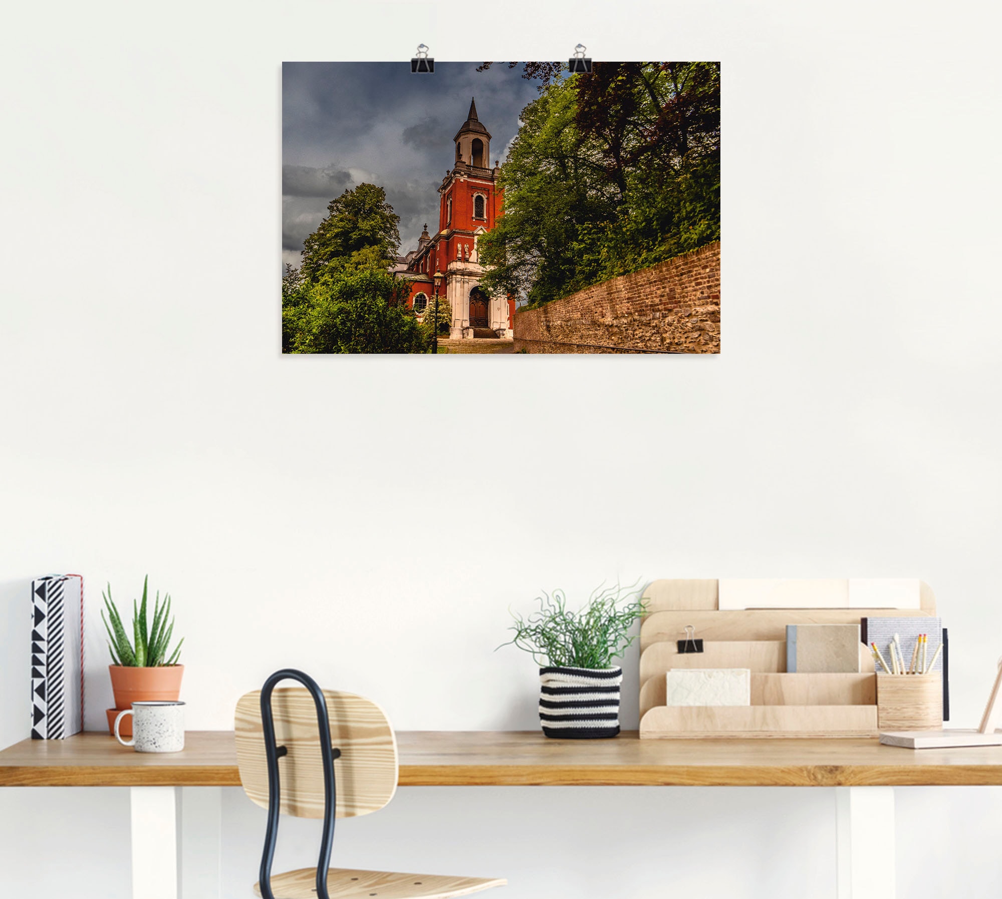 Artland Wandbild »Herbstimpression«, Gebäude, (1 St.), als Alubild, Leinwandbild, Wandaufkleber oder Poster in versch. Grössen