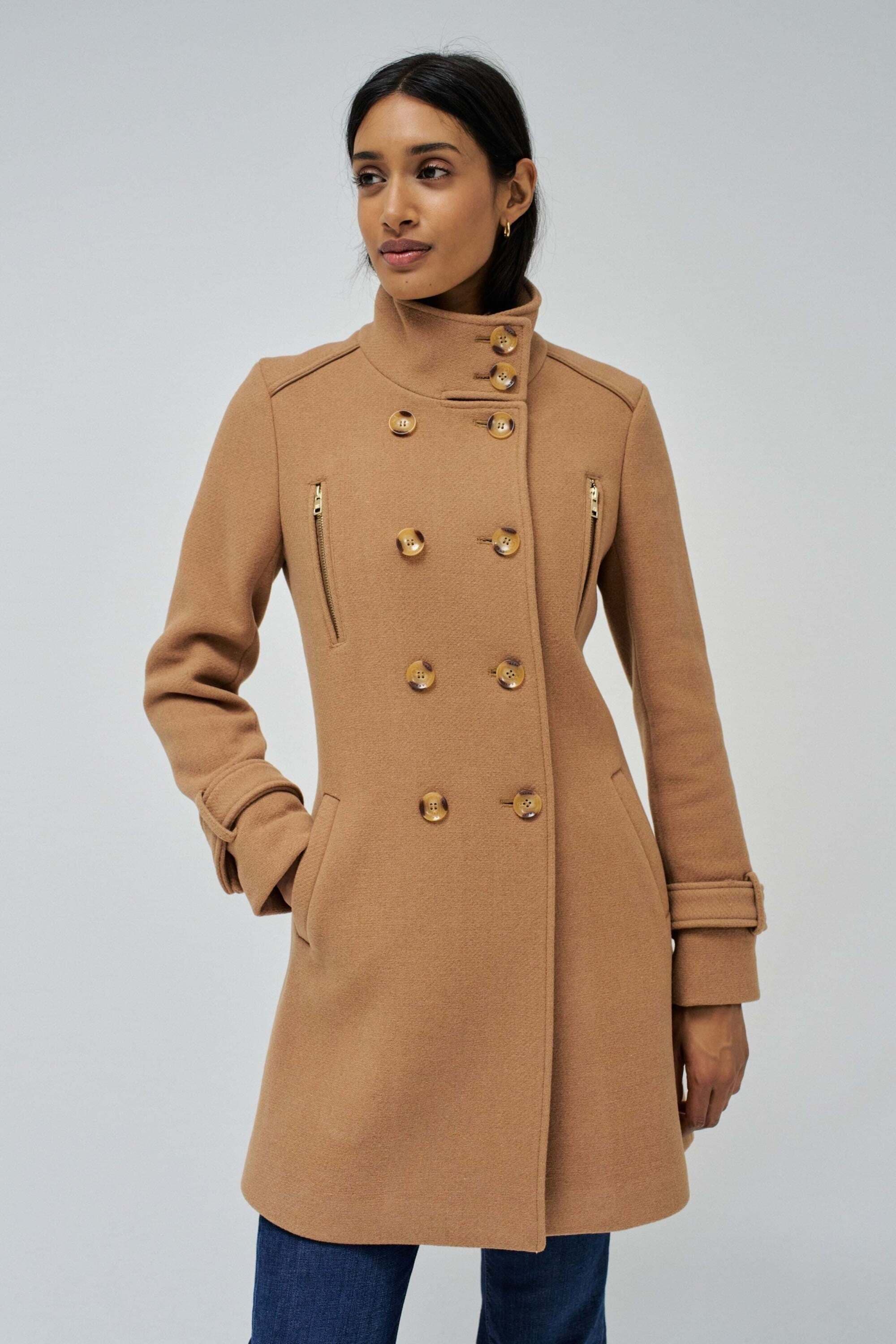 Salsa Kurzjacke »Salsa Jeans Jacken Grace Long Woollen Coat«