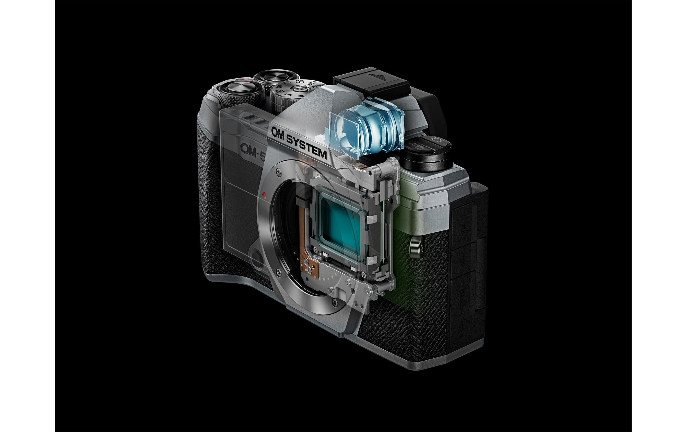 Olympus Kompaktkamera »OM-5 Body Schwarz«, 20,4 MP, WLAN (WiFi)