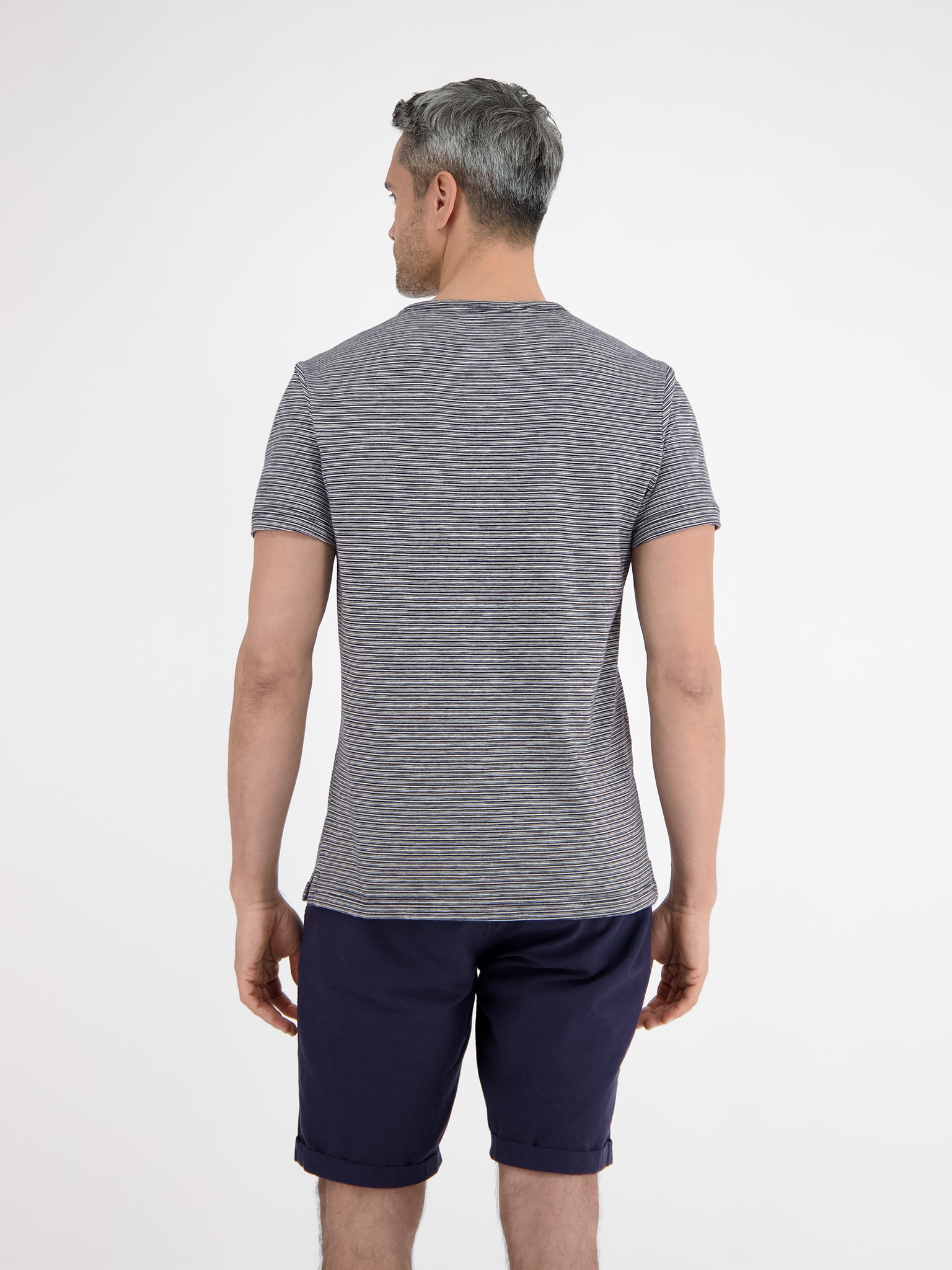 LERROS T-Shirt, mit Serafino Kragen