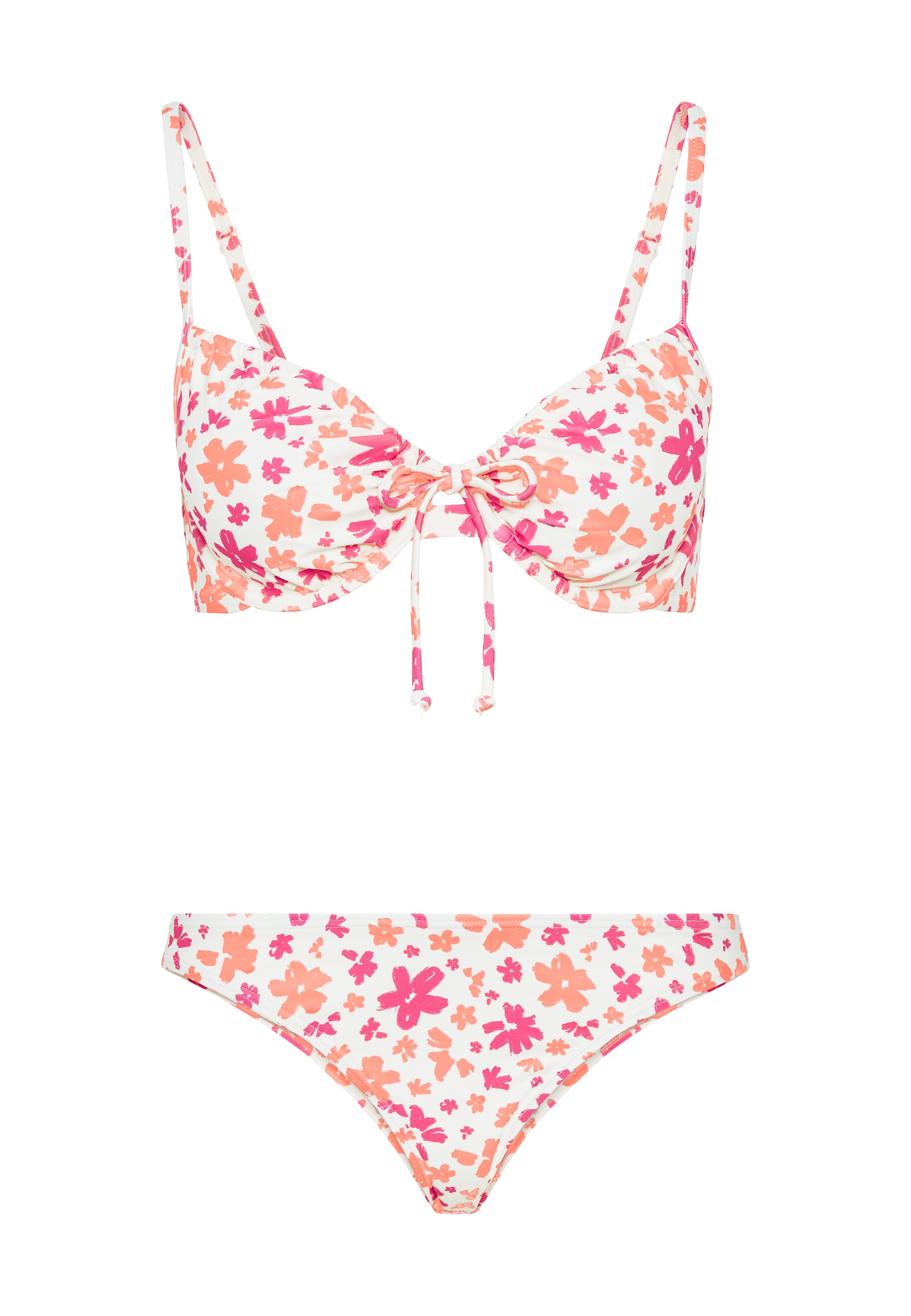 LSCN by LASCANA Bügel-Bikini »Cecily« Set, mit sommerlichem Blumendruck
