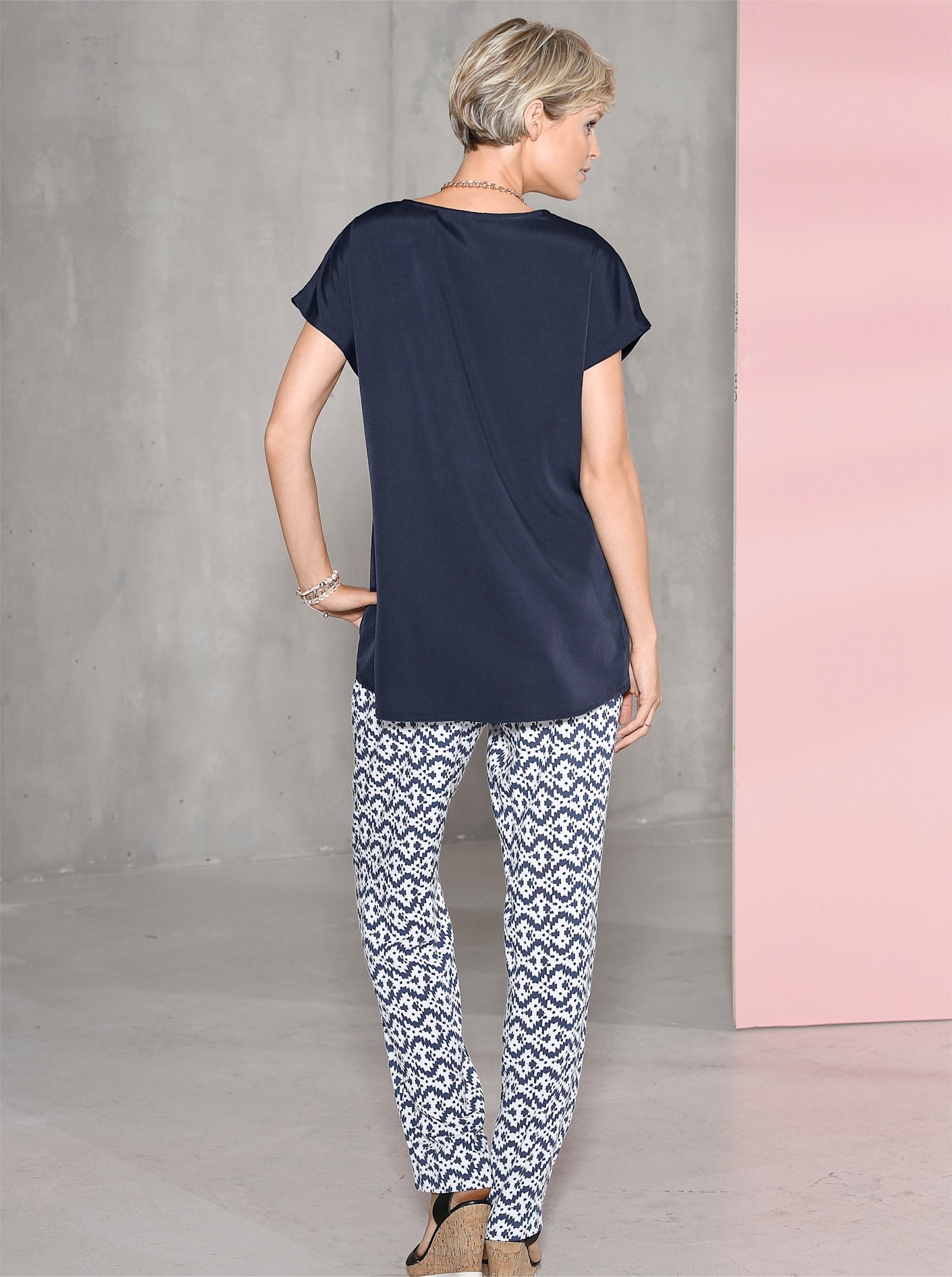 Classic Basics Kurzarmbluse