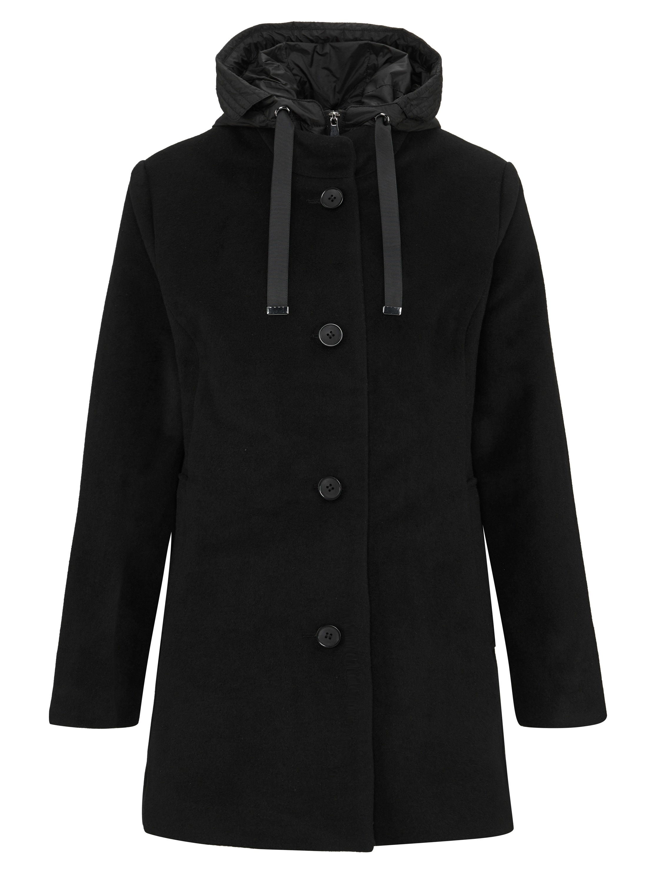 MANISA Wolljacke, mit Kapuze, mit Kapuze