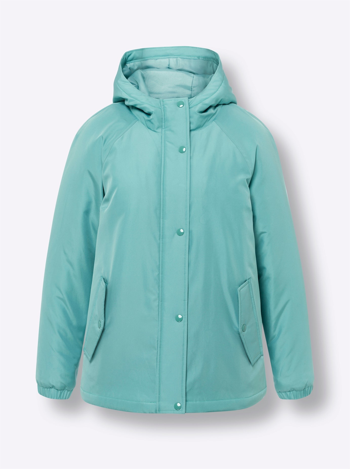 Classic Basics Langjacke, mit Kapuze