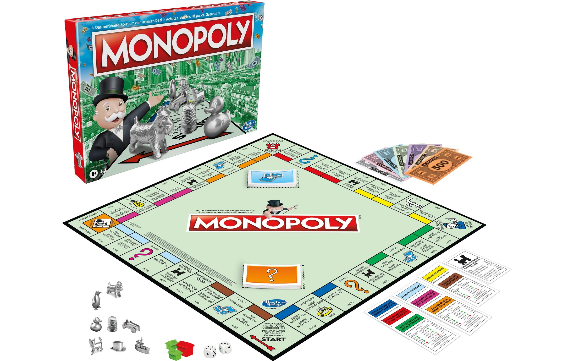 Hasbro Spiel »Monopoly Swiss Edition (DE/FR/IT)«