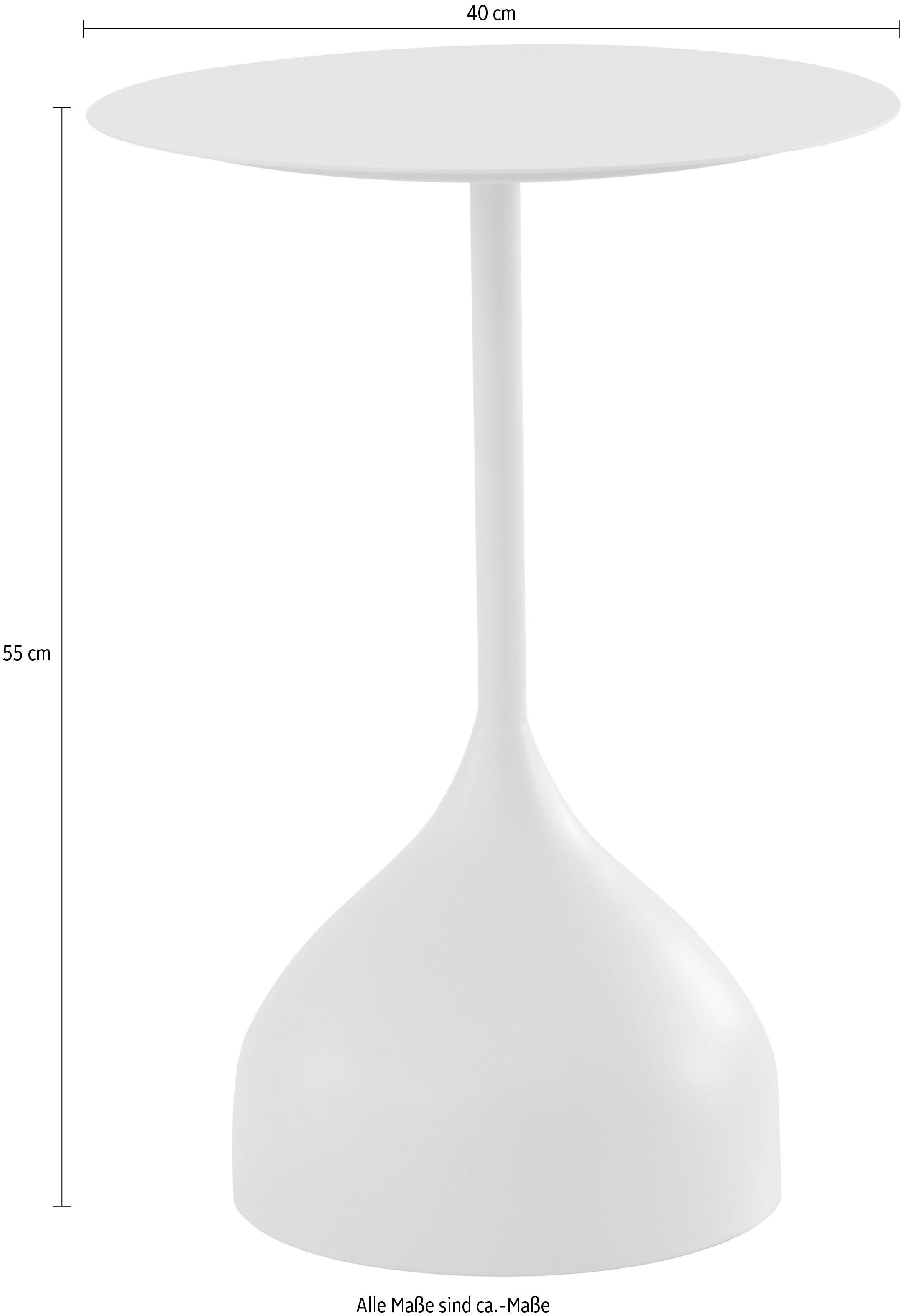 LeGer Home by Lena Gercke Beistelltisch »Narada, TOPSELLER!«, pulverbeschichtetes Metall, Breite 40 cm