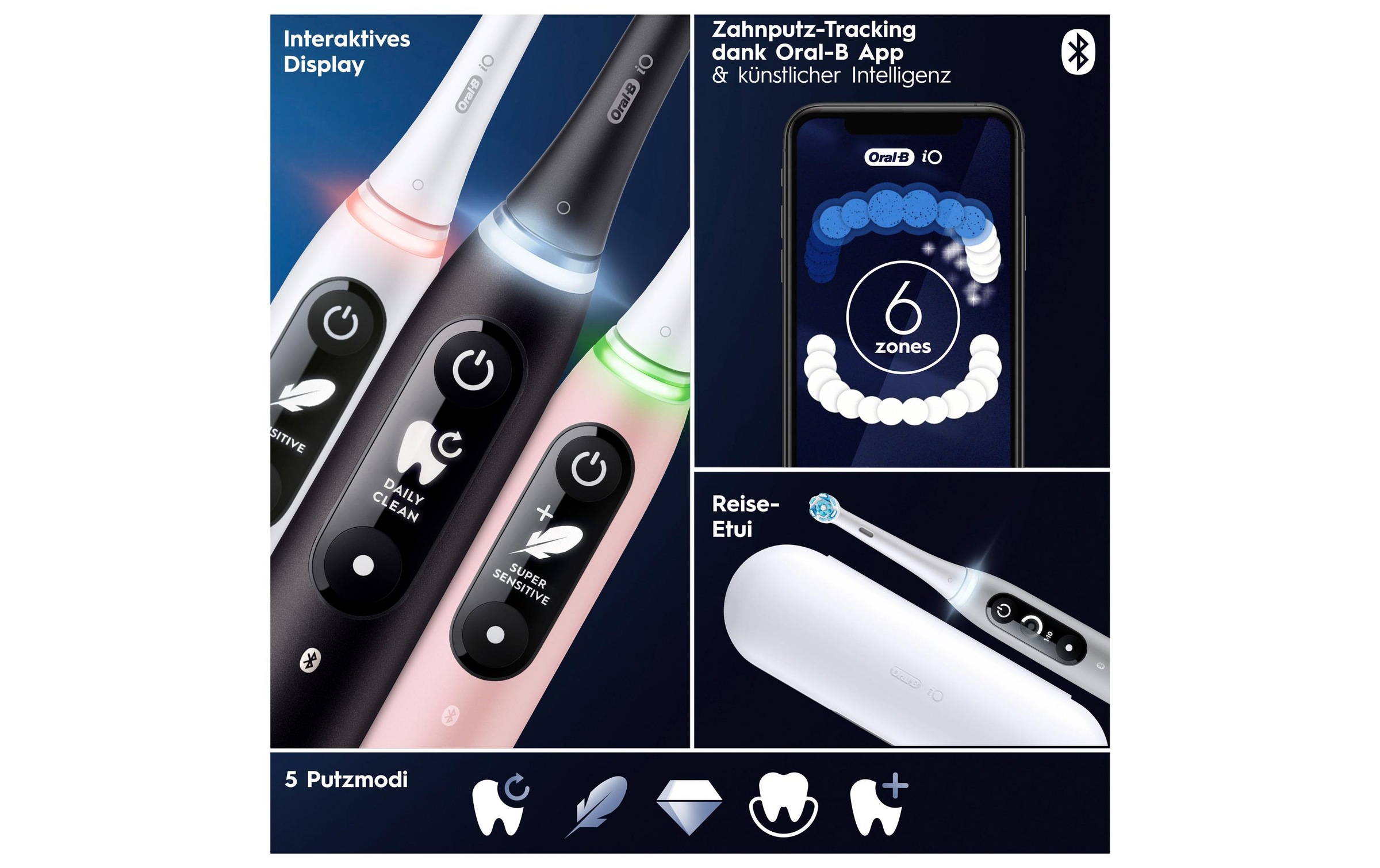 Oral-B Elektrische Zahnbürste »iO Series6 White«