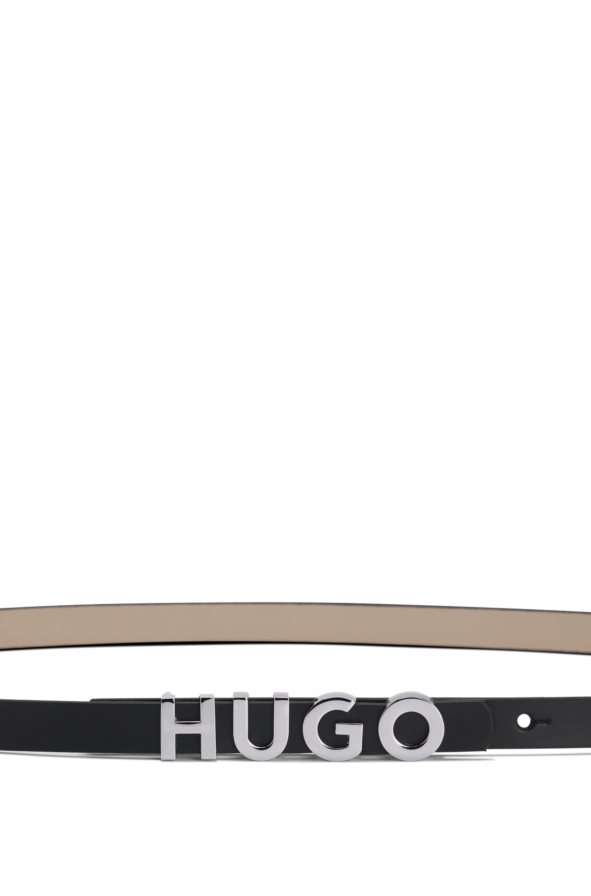 HUGO Ledergürtel »Zula Belt 1,5cm«, Verschluss im HUGO Schriftzug