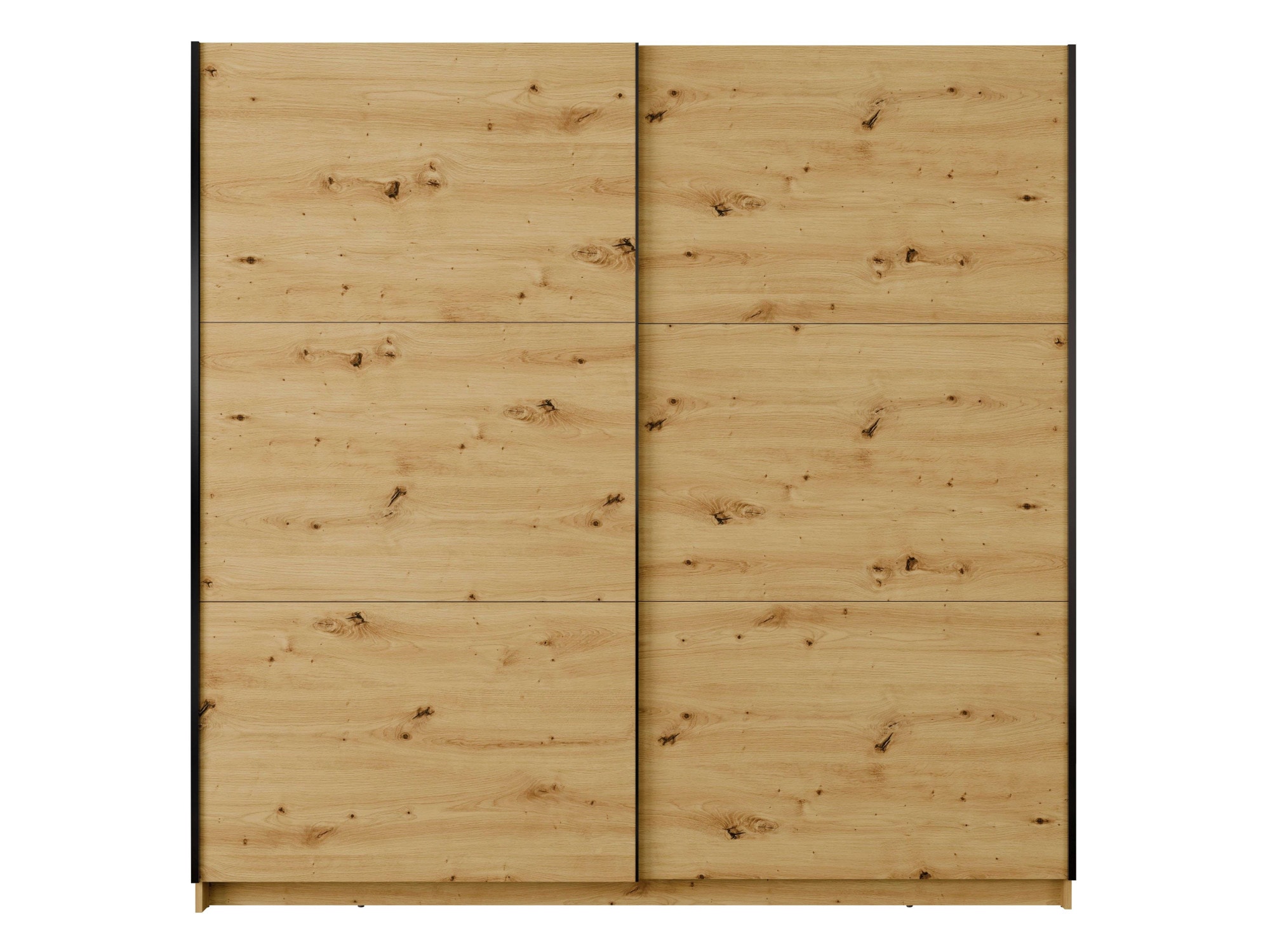 Home affaire Kleiderschrank »Kleiderschrank Fresno mit 5 Einlegeböden und Kleiderstange«, Garderobe mit 2 Schwebetüren, B/H/T 150/207/62 cm