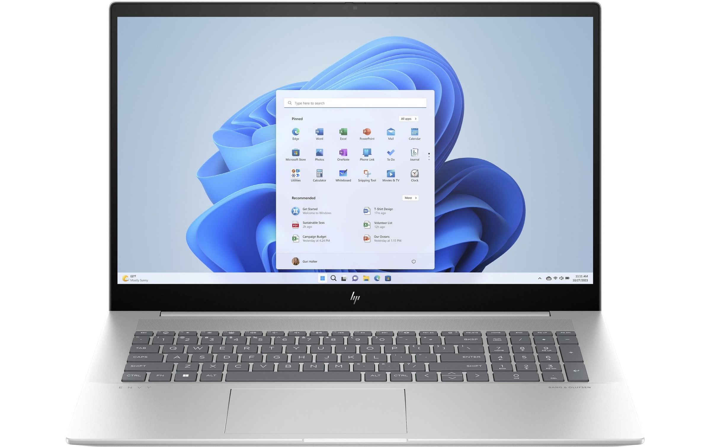 HP Notebook »ENVY 17-CW0710NZ«, 43,77 cm, / 17,3 Zoll, Intel, Core i7, GeForce RTX 3050, 512 GB SSD