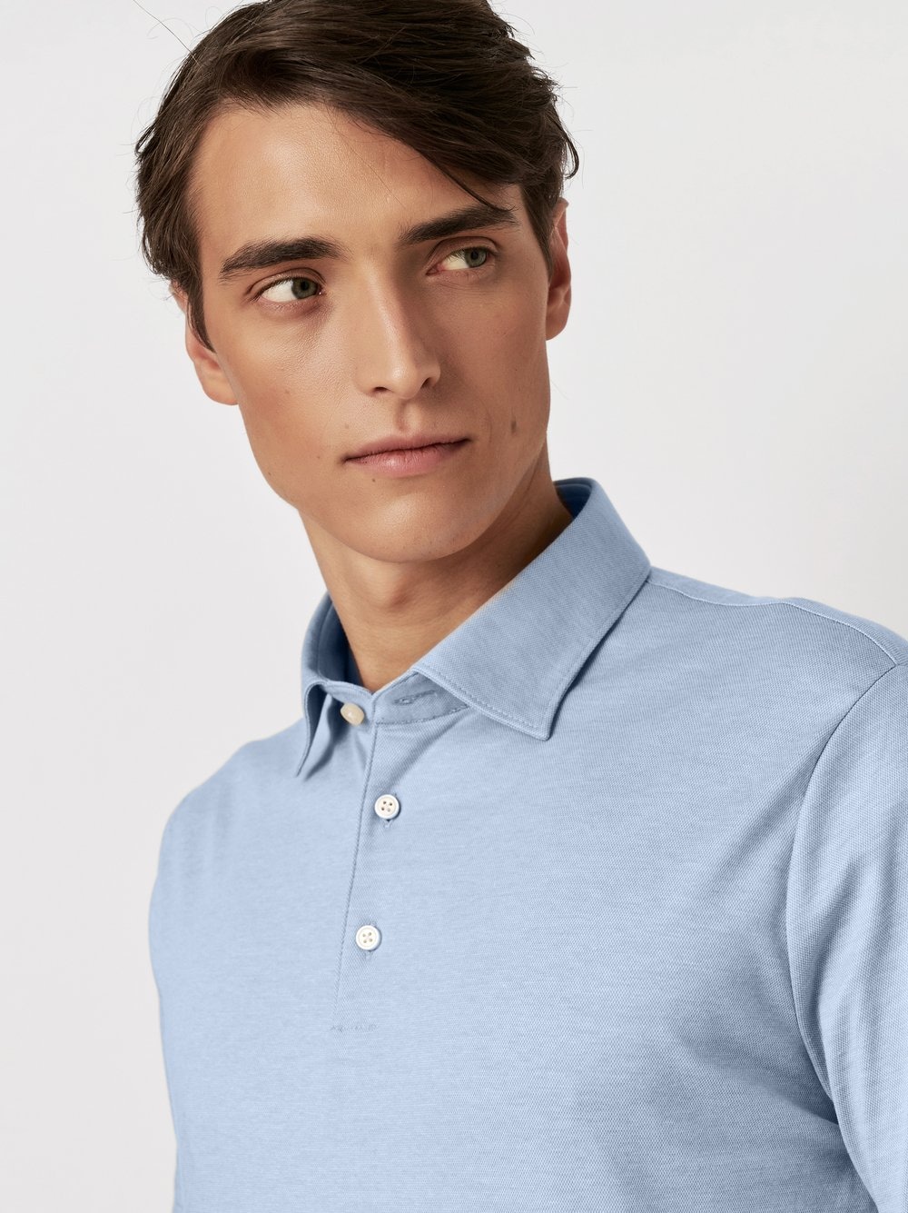 DESOTO Poloshirt »Essential Polo Kent 1/2«, Mit Rundhalsausschnitt