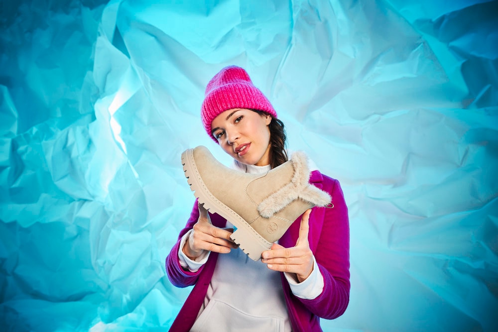 Rieker Winterstiefelette, Winterboots, Profilsohle, Blockabsatz, mit Innen-Reissverschluss